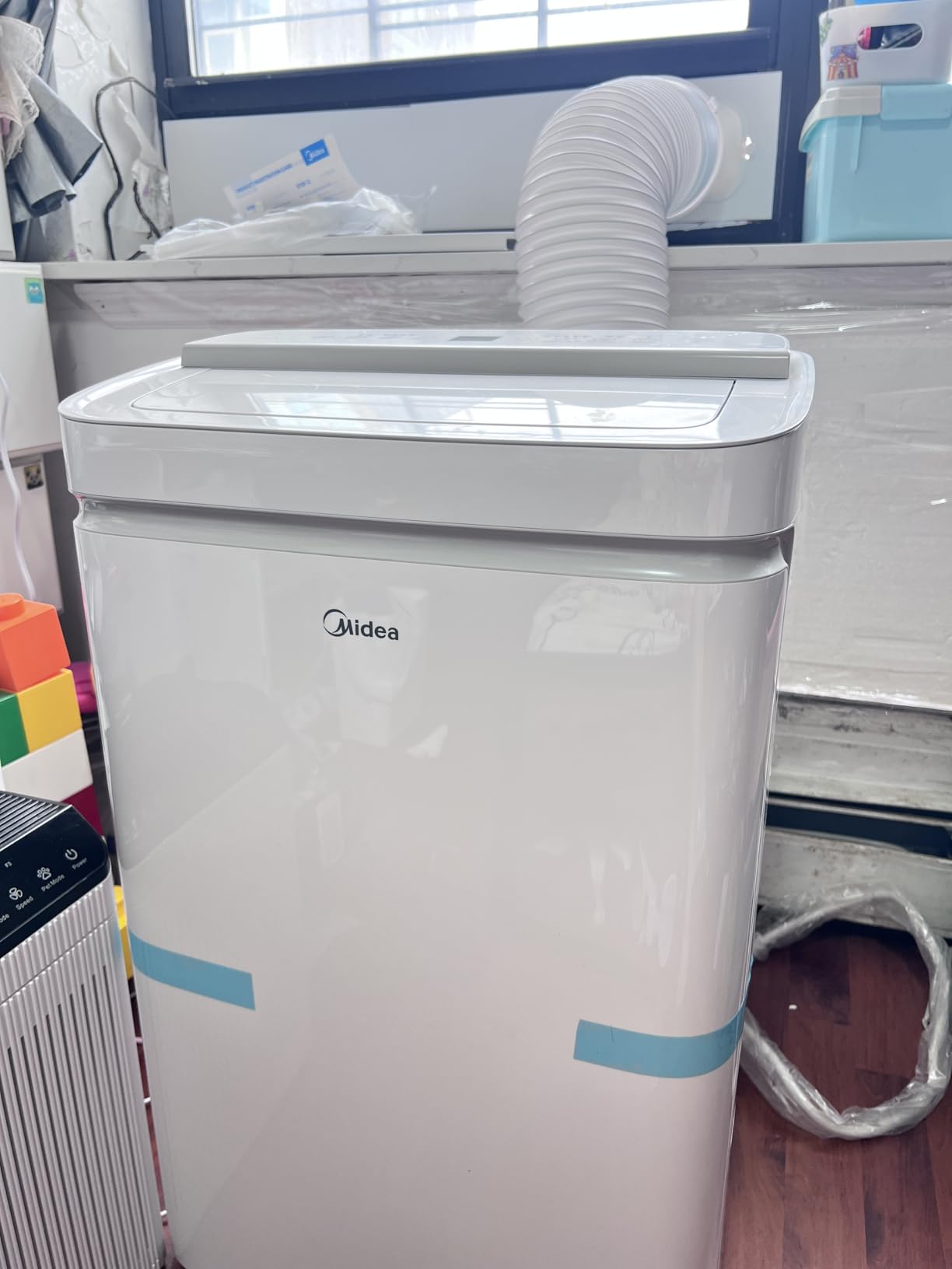 Midea 12,000 BTU ASHRAE Inverter Portable Air Conditioner, 2026 NEW | 8,000 BTU SACC Portable AC, Cools up to 350 Sq. Ft, with Inverter tech, Smart APP & Remote Control, Alexa & Google Assistant customer photo 1