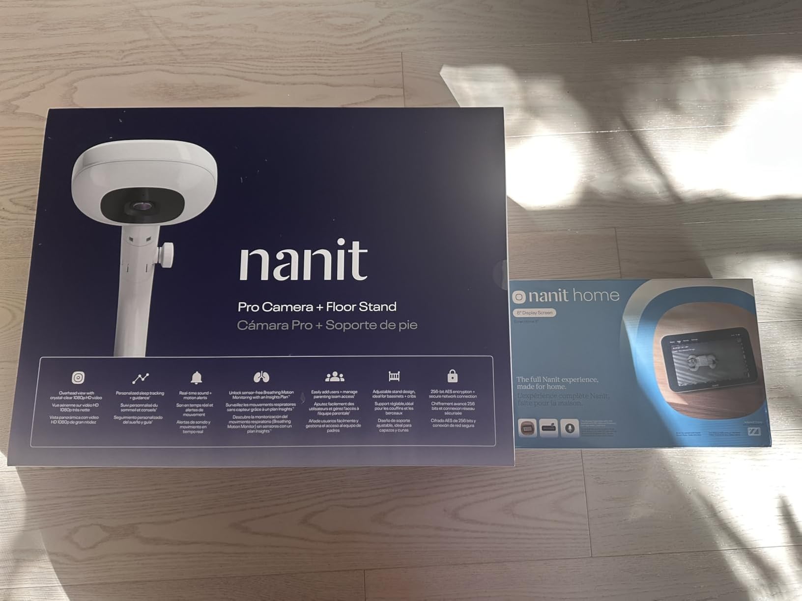 Nanit Smart Baby Video Monitor System with Floor Stand & 8