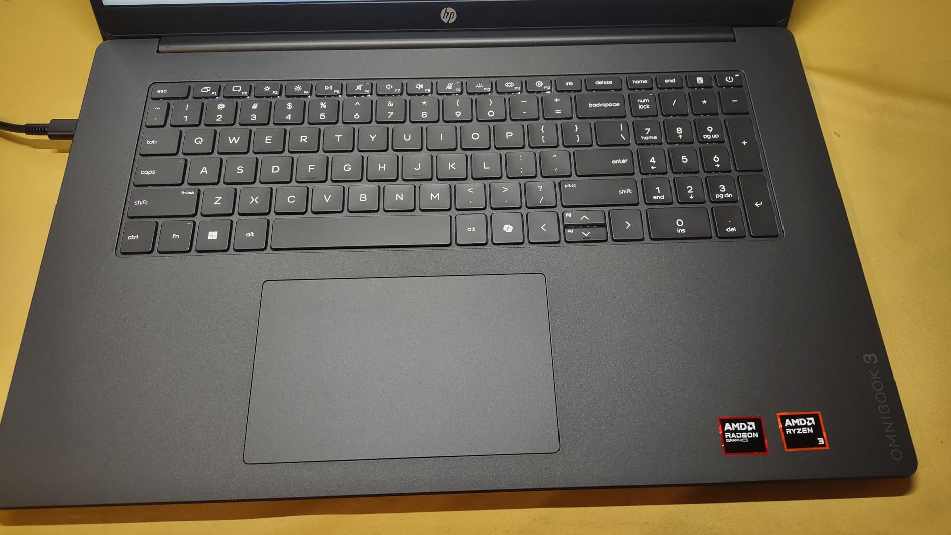 HP OmniBook 3 17.3 inch Laptop PC, FHD Display, AMD Ryzen 3 30, 8 GB RAM, 512 GB SSD, AMD Radeon 610M Graphics, Windows 11 Home, Mica Silver, 17-dp0199nr customer photo 2