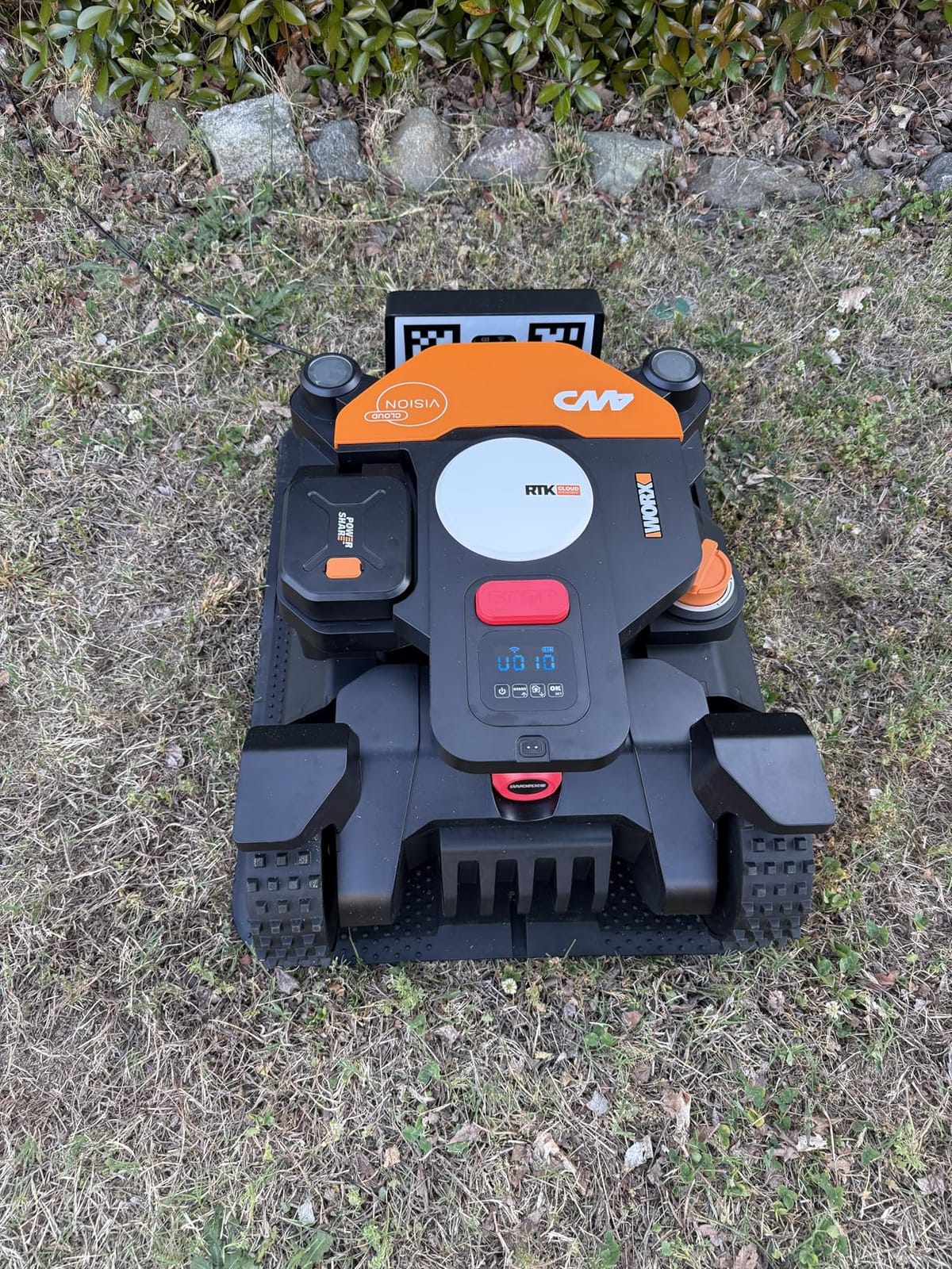 WORX Landroid Vision Cloud 4WD Robot Lawn Mower, No Perimeter Wire Robot Mower for 1/2 Acre, AI Obstacle Avoidance + RTK Cloud Navigation, 84% Slope, Auto Mapping, App Control, Cut-to-Zero, WR342 customer photo 2