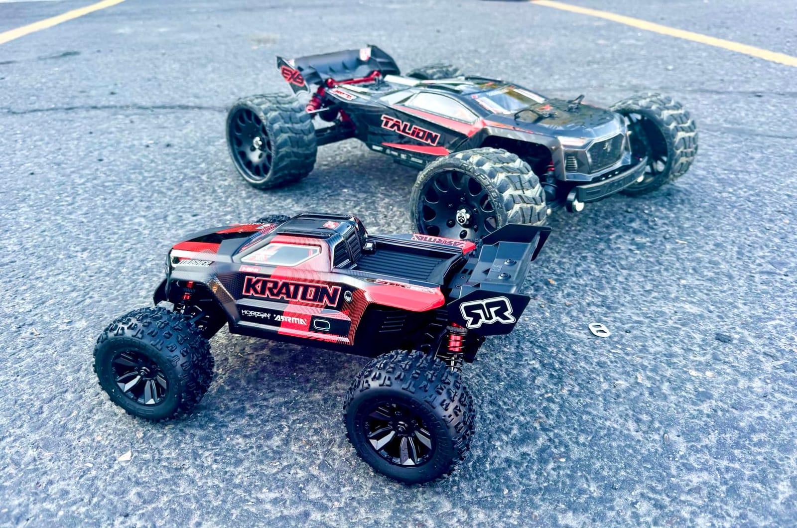 ARRMA 1/16 Mini Kraton 3S DSC 4X4 RTR Brushless RC Speed Truck, Black/Red | RC Car, Battery and Charger Not Included ARA2508T1 customer photo 2