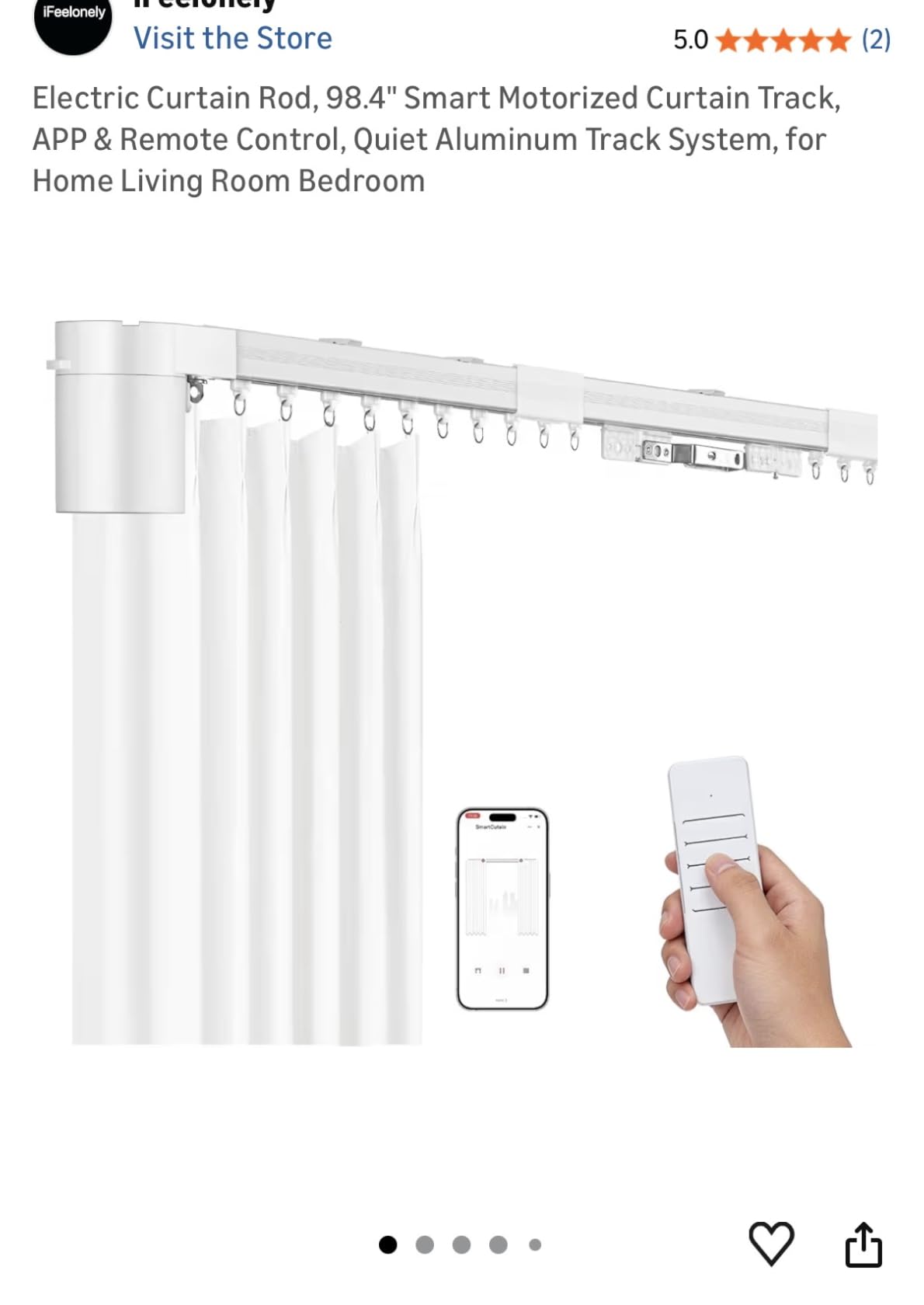 Smart Electric Curtain Track, 177