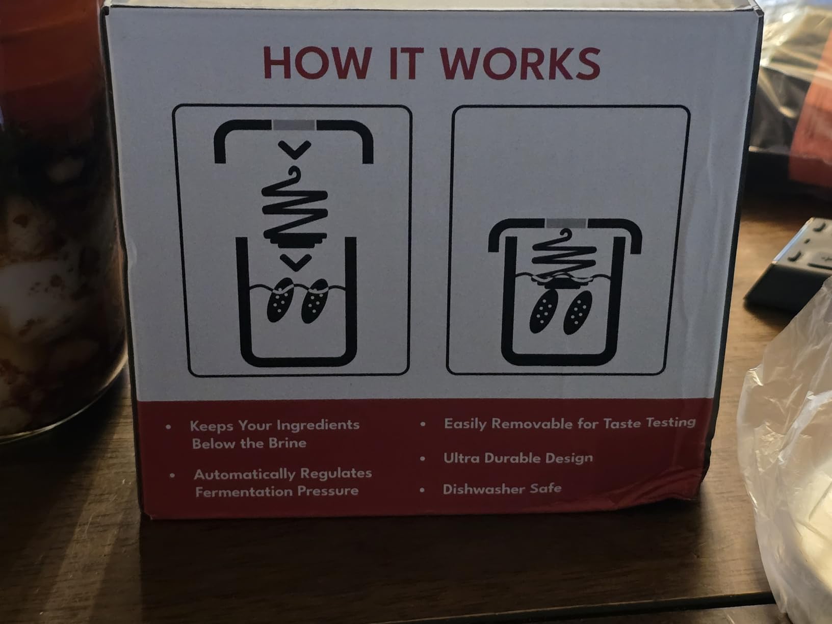 Ultimate Fermentation Kit to Make Probiotic Vegetables: Sauerkraut, Kimchi, Pickles w/FREE Digital Guide, 3 Fermenting Springs & Venting Lids for Easy Pickling in Wide Mouth Mason Jars (Not Included) customer photo 1