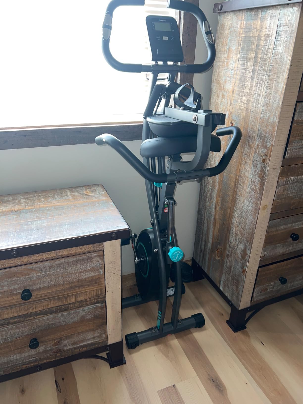 Merach Magnetic Exercise Bike with 21.5