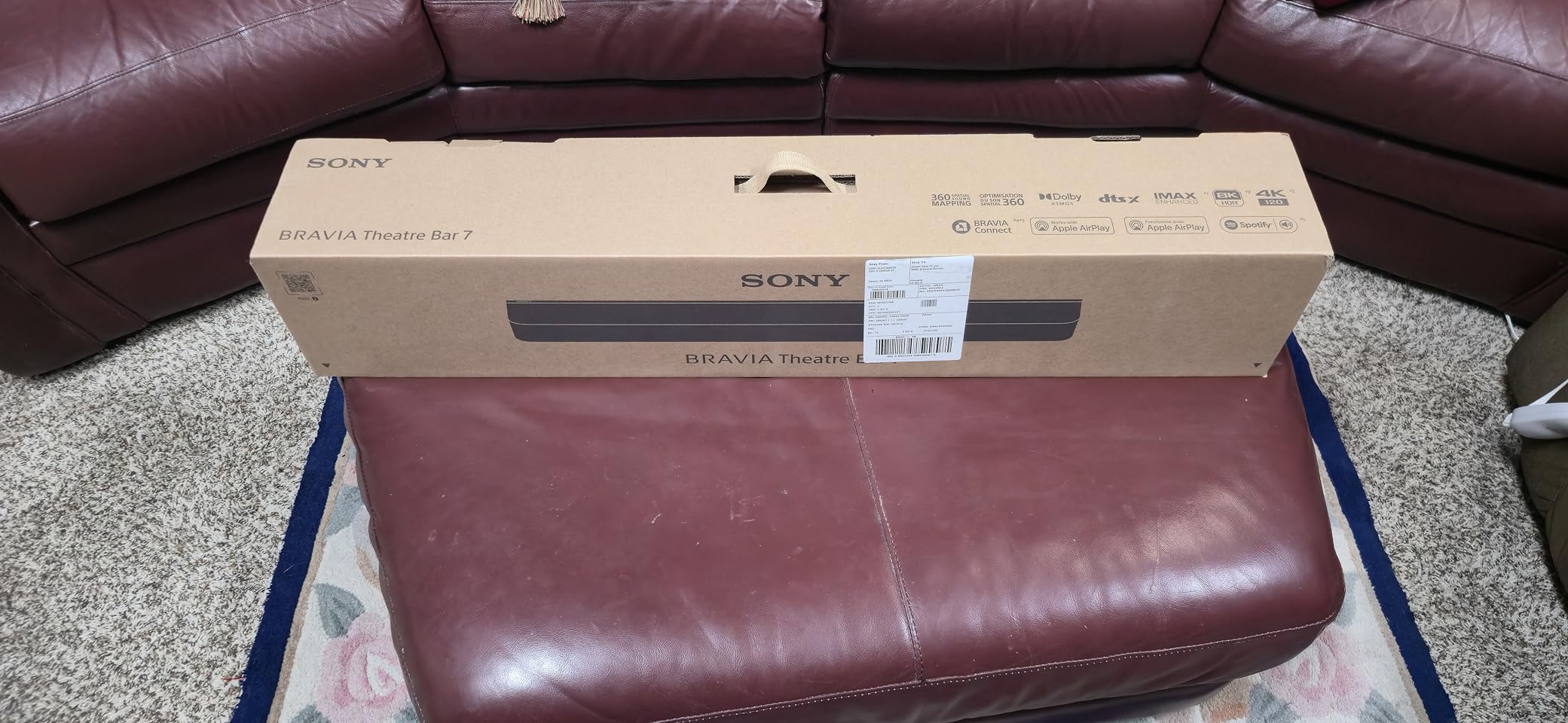 Sony BRAVIA Theater Bar 7 Soundbar for TV Home Theater with 9 Speakers | Dolby Atmos & DTS:X Surround Sound, 360 Spatial Sound Mapping, Bluetooth, Spotify Connect, AirPlay 2, HDMI 2.1, HT-A7100 customer photo 1