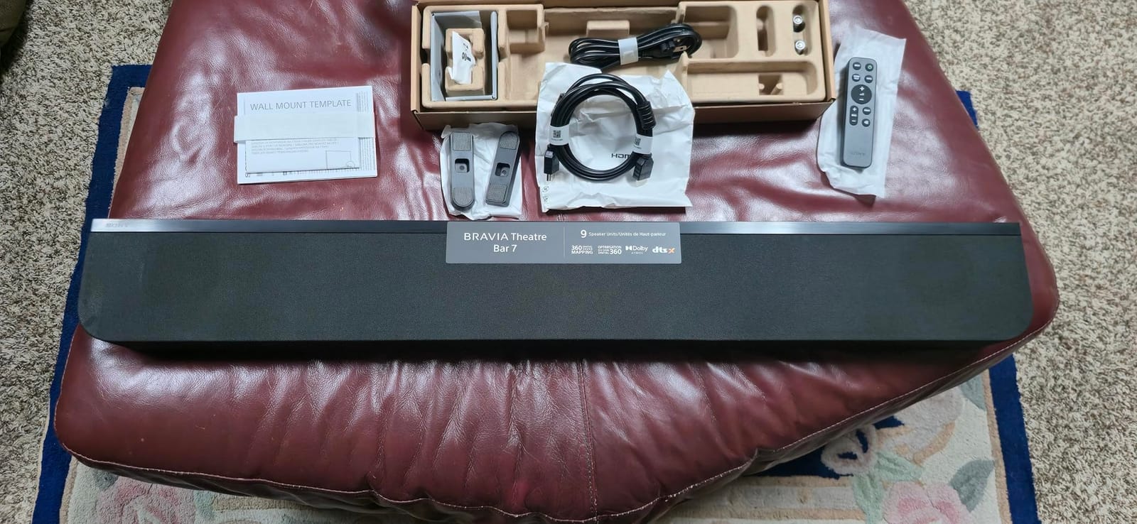 Sony BRAVIA Theater Bar 7 Soundbar for TV Home Theater with 9 Speakers | Dolby Atmos & DTS:X Surround Sound, 360 Spatial Sound Mapping, Bluetooth, Spotify Connect, AirPlay 2, HDMI 2.1, HT-A7100 customer photo 2
