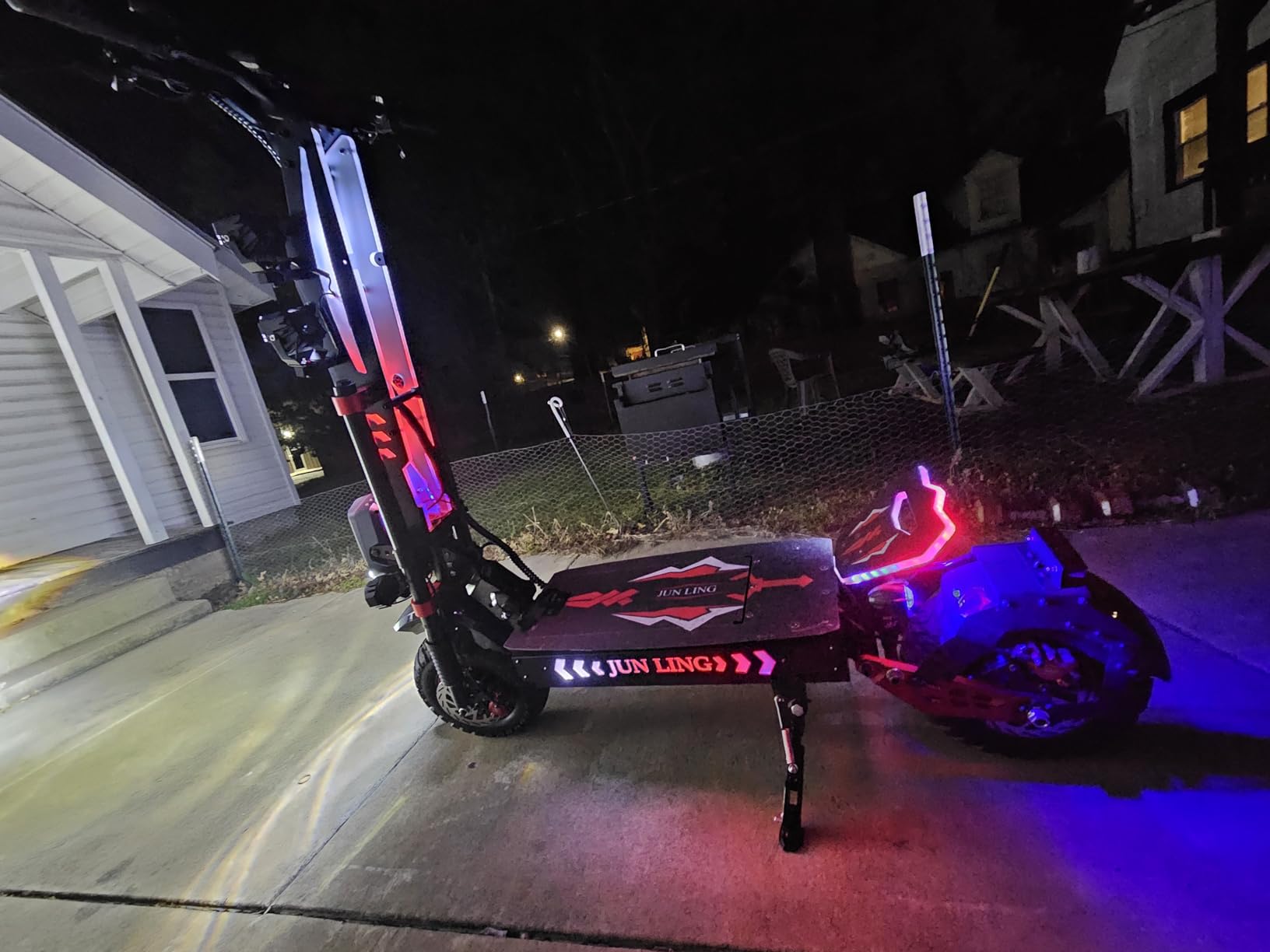 Electric Scooter for Adults, Max 45-56MPH & 50-70Mile Range | 10000W/5600W/3600W Dual Motors,60V 18.2/30AH,Dual Suspension Folding E-Scooter with LED Lights & Off-Road Tires JL86/GD83/RD2 customer photo 1