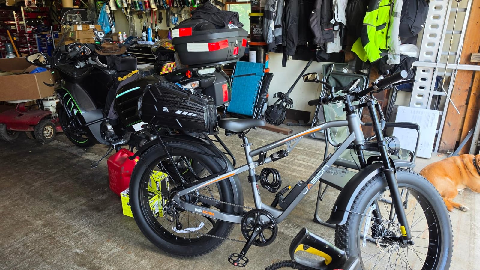 Jasion EB5 Ultra Electric Bike for Adults, 2500W Peak Motor, 52V 20Ah Removable Battery, 26