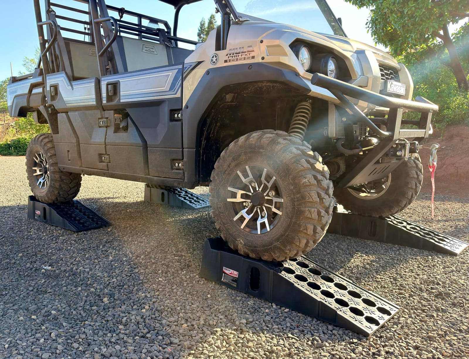 16000lb Heavy Duty Car Ramps, Non-slip 7