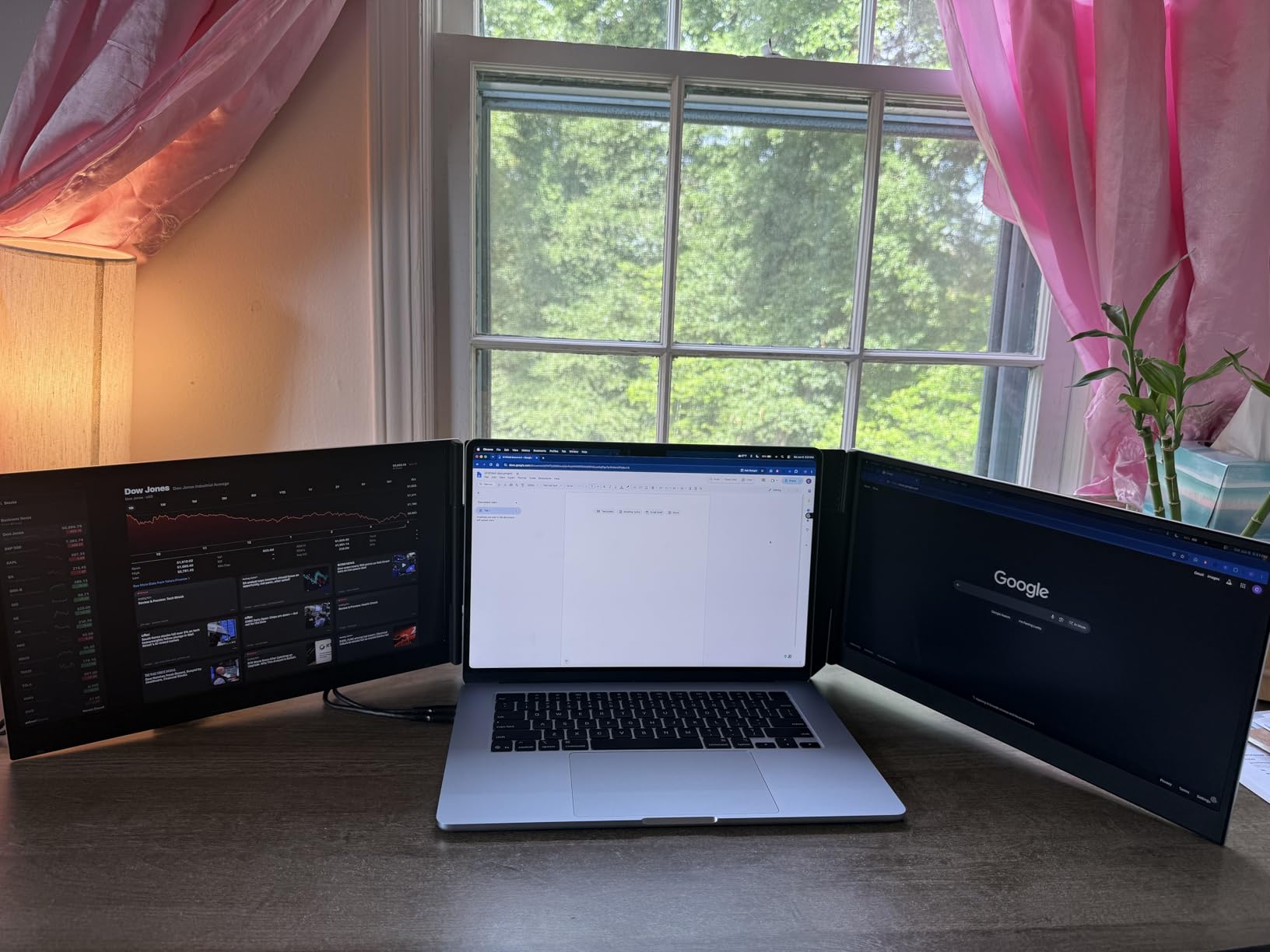 SMISEACOW Laptop Screen Extender Triple 15.6
