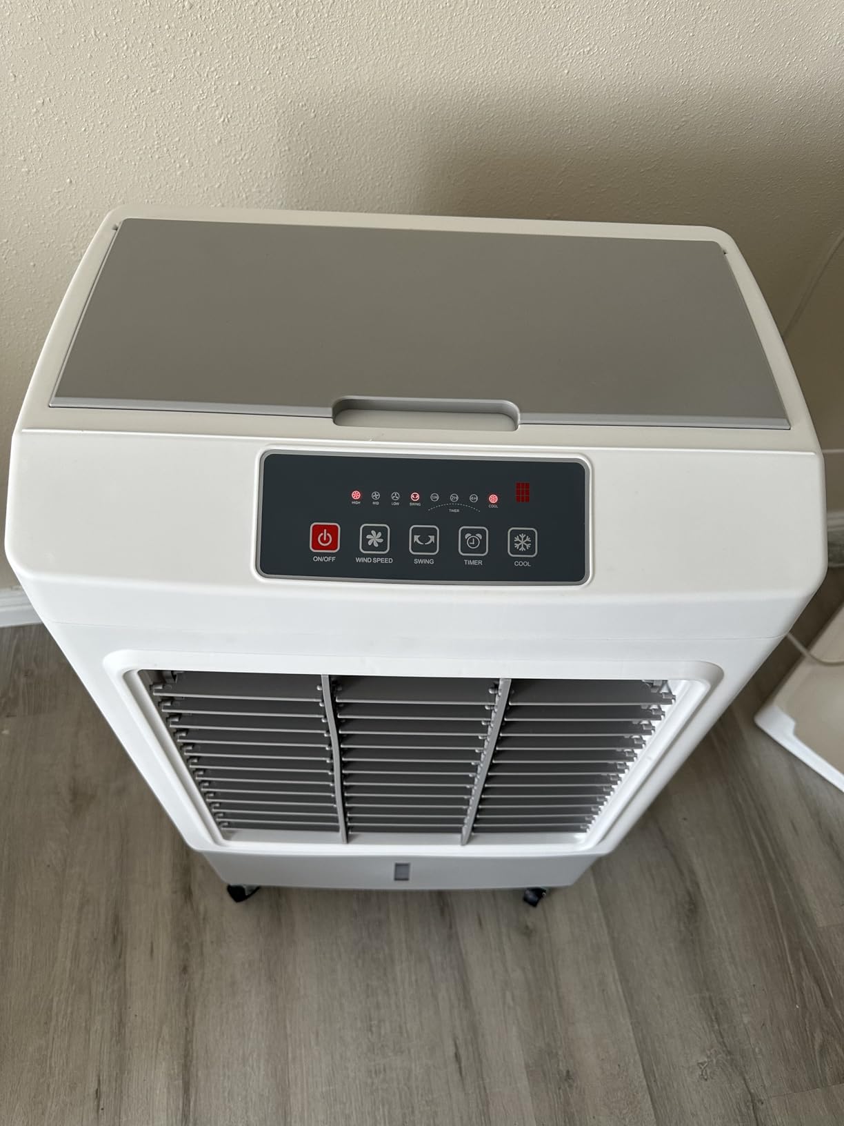 3600CFM Swamp Cooler Air Conditioner, 12Gal Dual Tank, 120° Oscillation for 1000Sq.ft Cooling Evaporative Air Cooler w/ 3Modes&3Speeds, Timer, Windowless Portable Air Conditioner for Bedroom customer photo 2