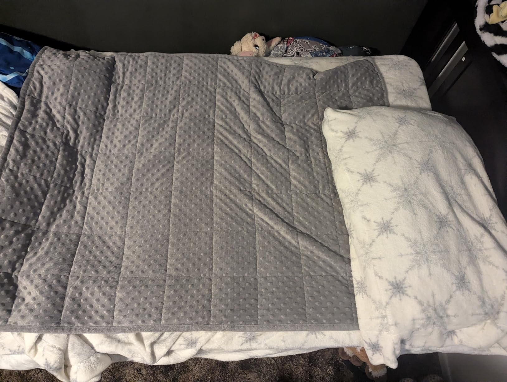 Wemore Cooling Weighted Blanket for Adults 15 lbs Twin Size 48