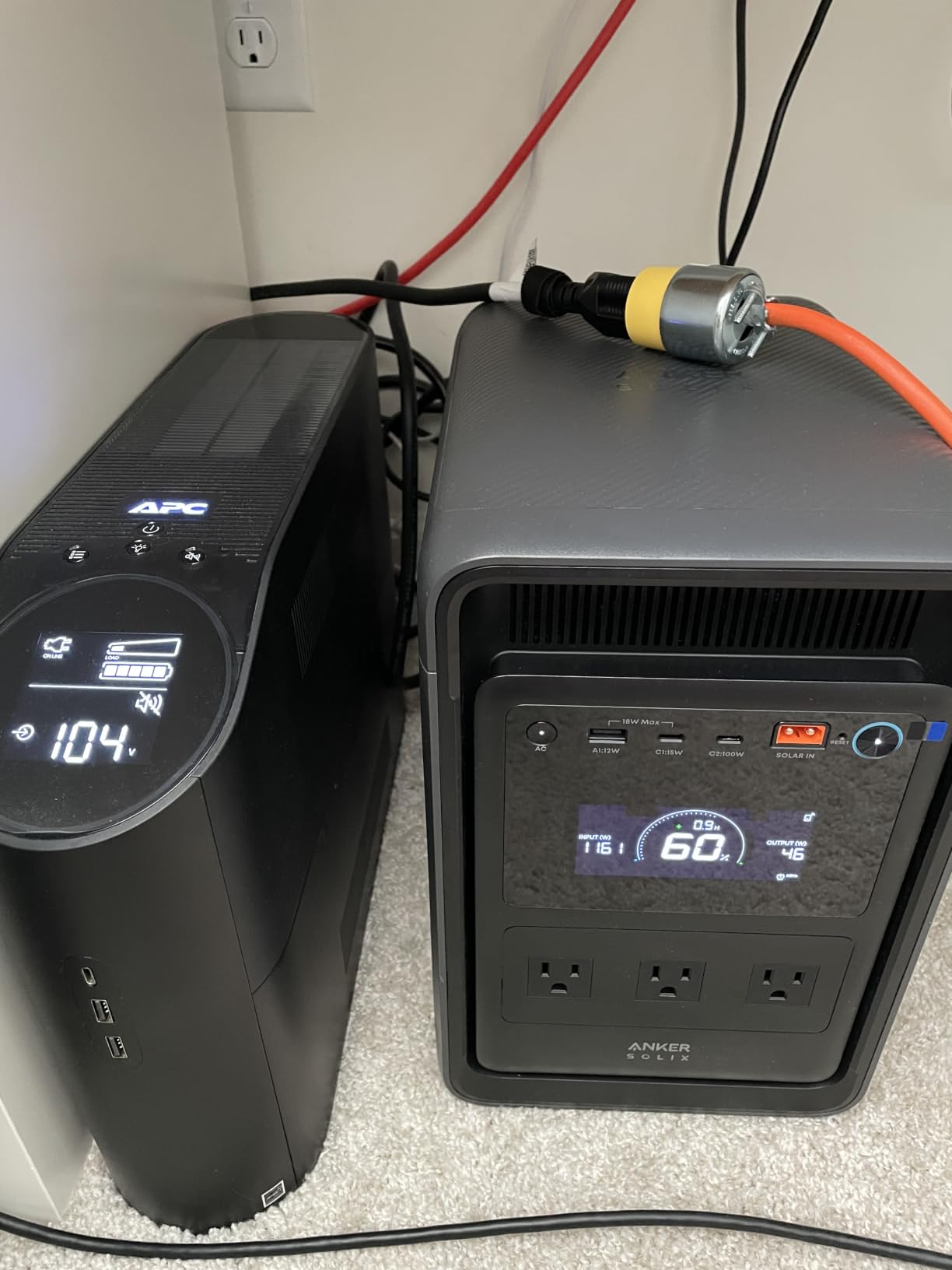 Anker SOLIX S2000 Portable Power Station, 1500W Solar Generator for Home Use, Up to 35-Hr Fridge Backup, 2,010Wh LFP Battery for Emergencies, Power Outages, Camping (Solar Panel Optional) customer photo 1