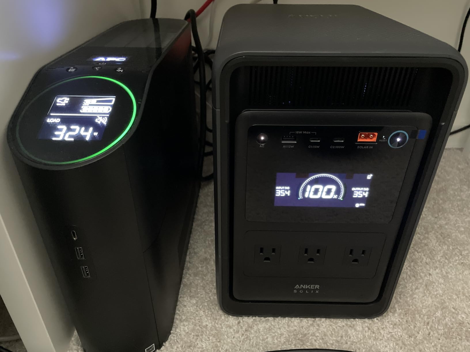 Anker SOLIX S2000 Portable Power Station, 1500W Solar Generator for Home Use, Up to 35-Hr Fridge Backup, 2,010Wh LFP Battery for Emergencies, Power Outages, Camping (Solar Panel Optional) customer photo 2