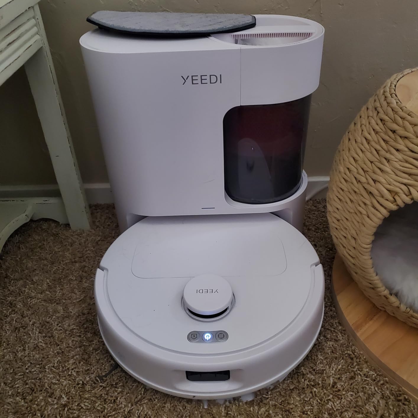 Yeedi by ECOVACS C14 PRO Plus Robot Vacuum and Mop, Bagless Station | 11000Pa Suction, ZeroTangle 2.0 Tech., Auto Emptying Station, 45 Days Hands-Free Cleaning, OZMO Mopping, App & Voice Control customer photo 2