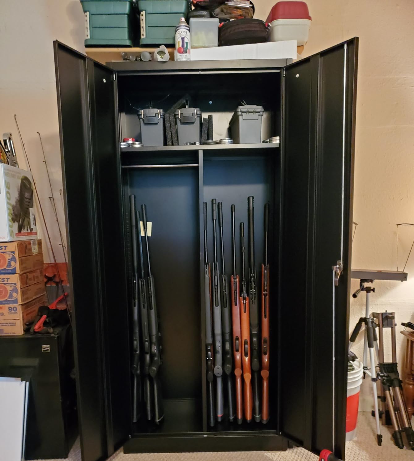 Metal Wardrobe Cabinets with Lock, 72