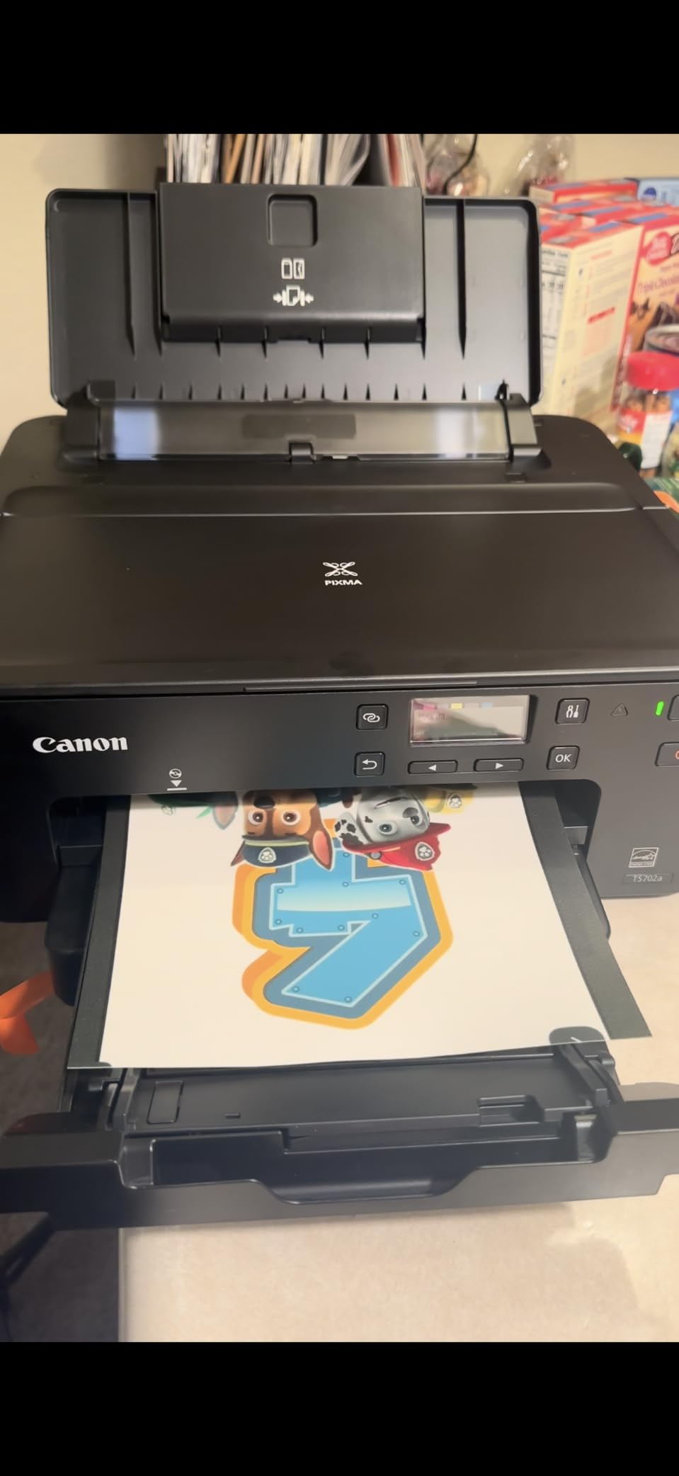 Cake Birthday Printer Bundle Comes with 5 Pack of Ink Cartridges, Frosting Paper, 10 Markers and PRINTHEAD KIT customer photo 1