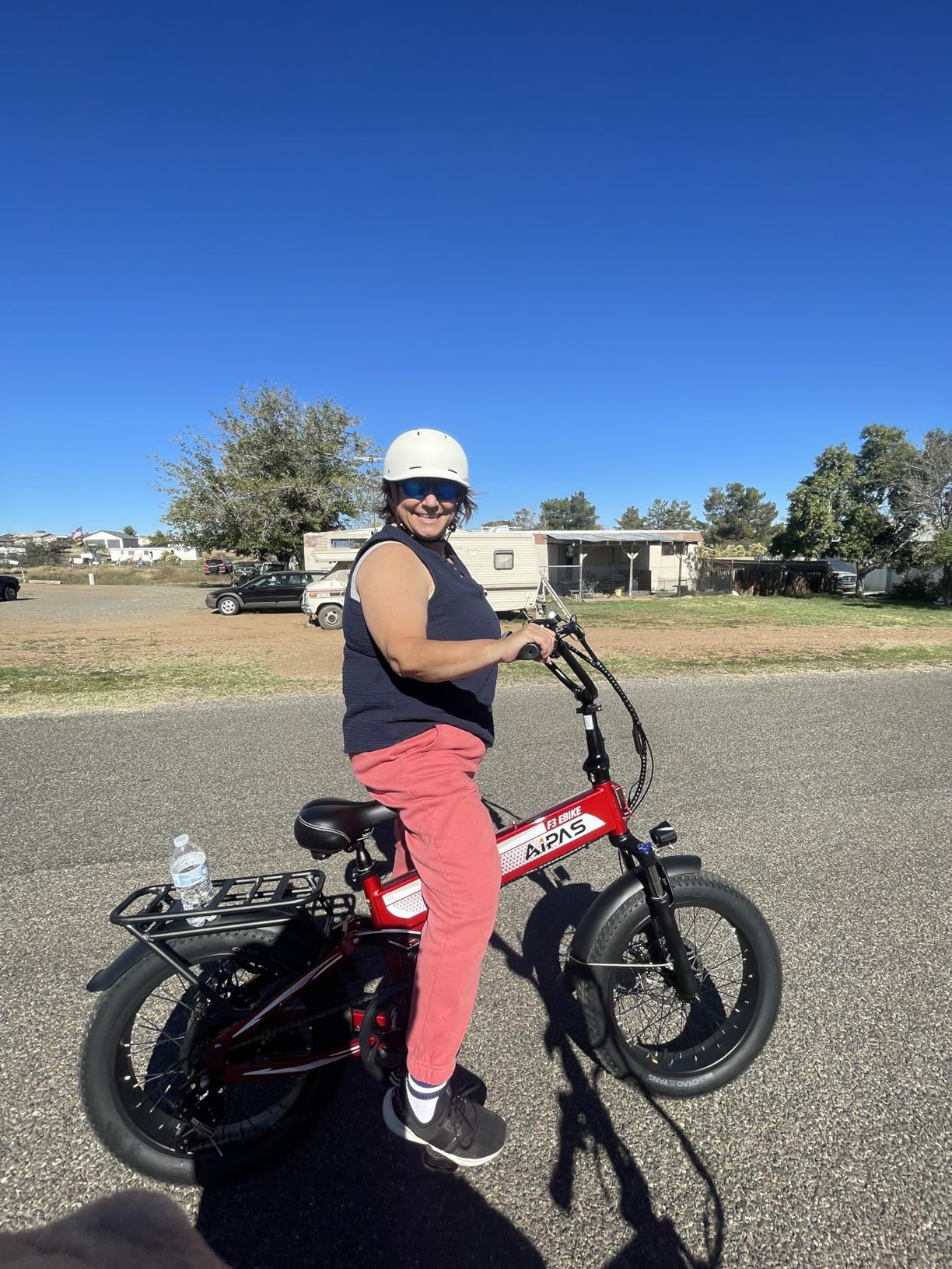 Aipas F3/Max Folding Electric Bike for Adults, Full Suspension 20