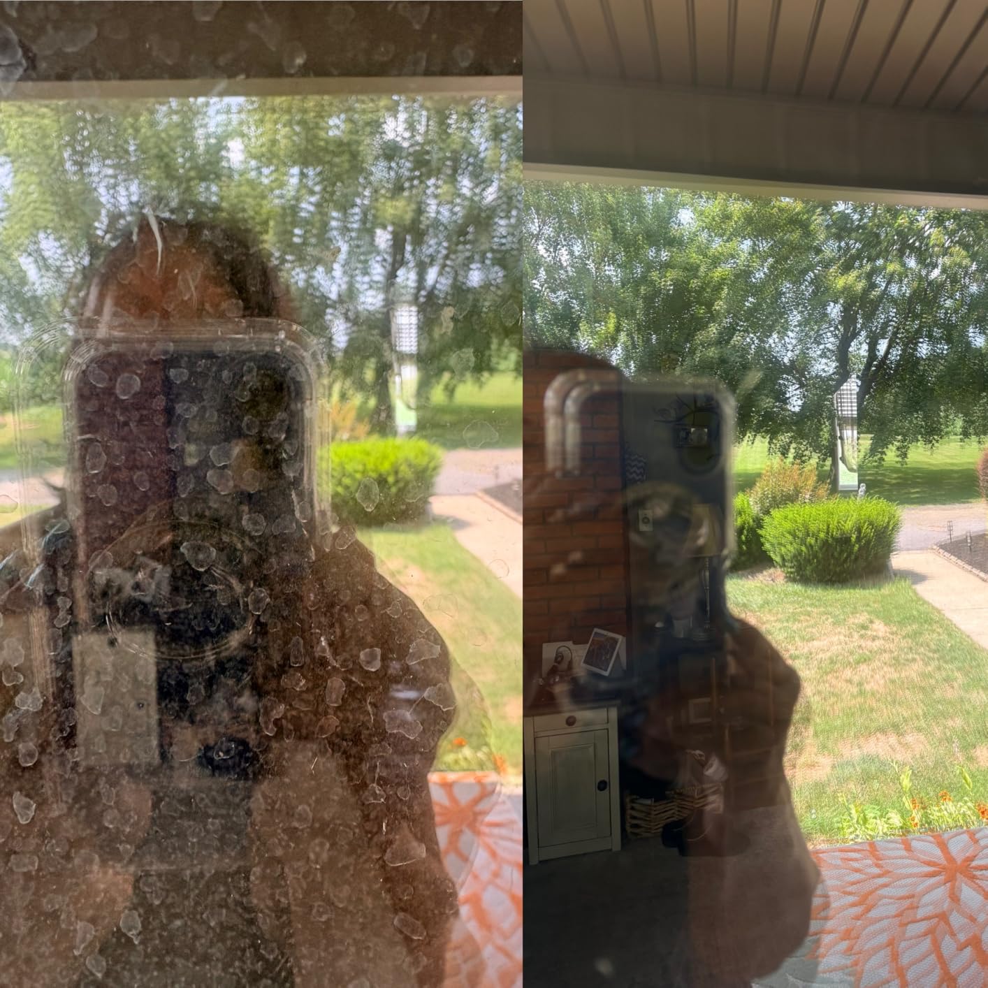Window Cleaning Robot, 5000Pa Suction with Edge Detection | AI Smart Path Planning Dual Spray & UPS Anti-Drop with 10 Pads for Indoor/Outdoor High-Rise Windows customer photo 1