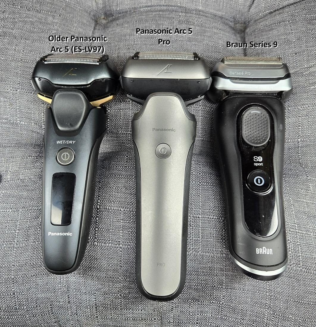 ARC5 PRO Electric Razor for Men, Wet/Dry 5-Blade Foil Shaver for Thick Beard & Stubble, 20D Flexible Head, Enhanced Beard Sensor, Pop-Up Trimmer - ES-L550WS customer photo 2