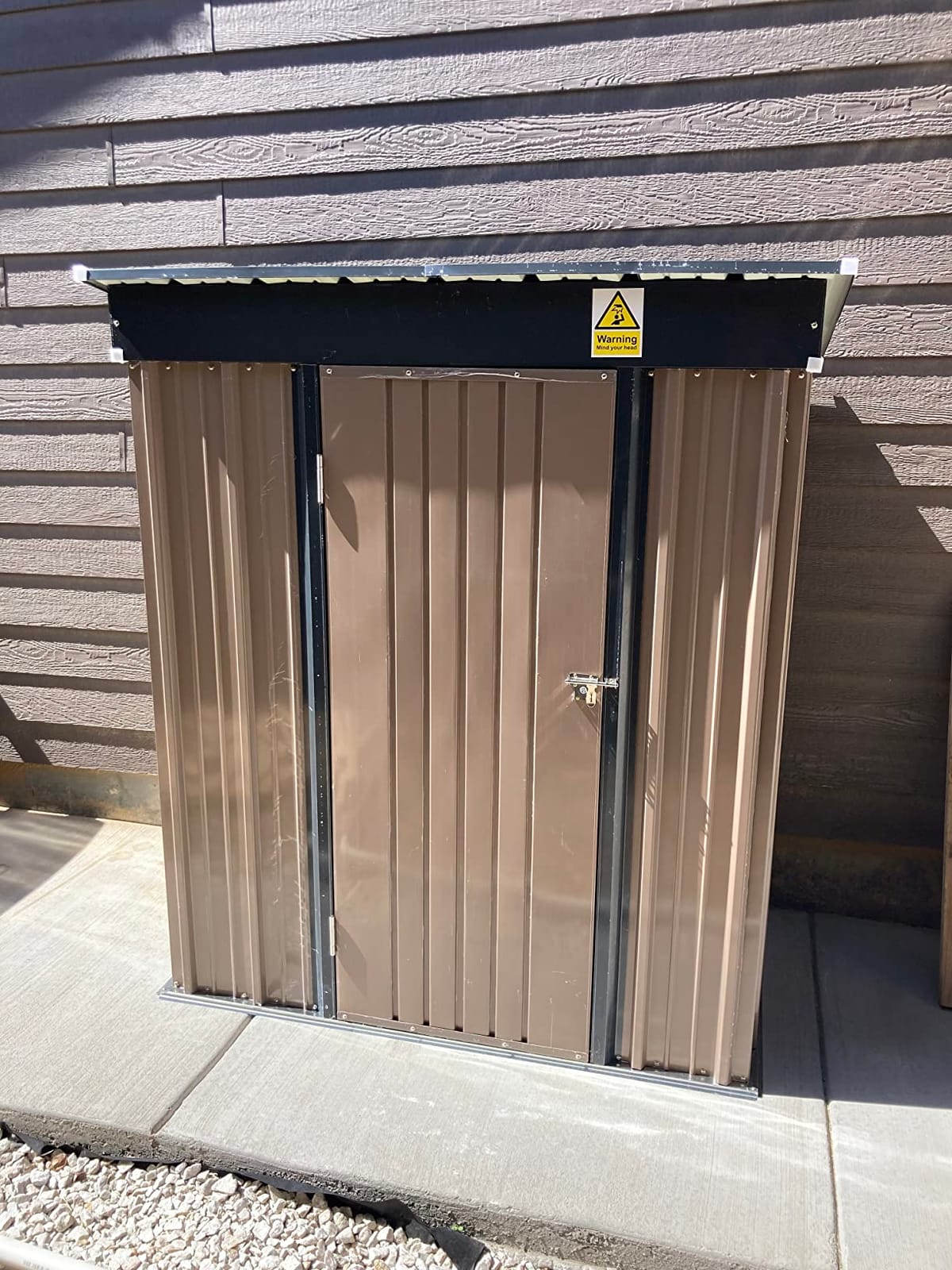 UDPATIO Outdoor Resin Storage Shed 6x4 FT, Plastic Shed for Garden, Grey | Weather UV Resistant, Heavy Floor, Lockable Design, Quick Assembly, Space-saving Vertical Build, Multi-Scene Backyard Use customer photo 1