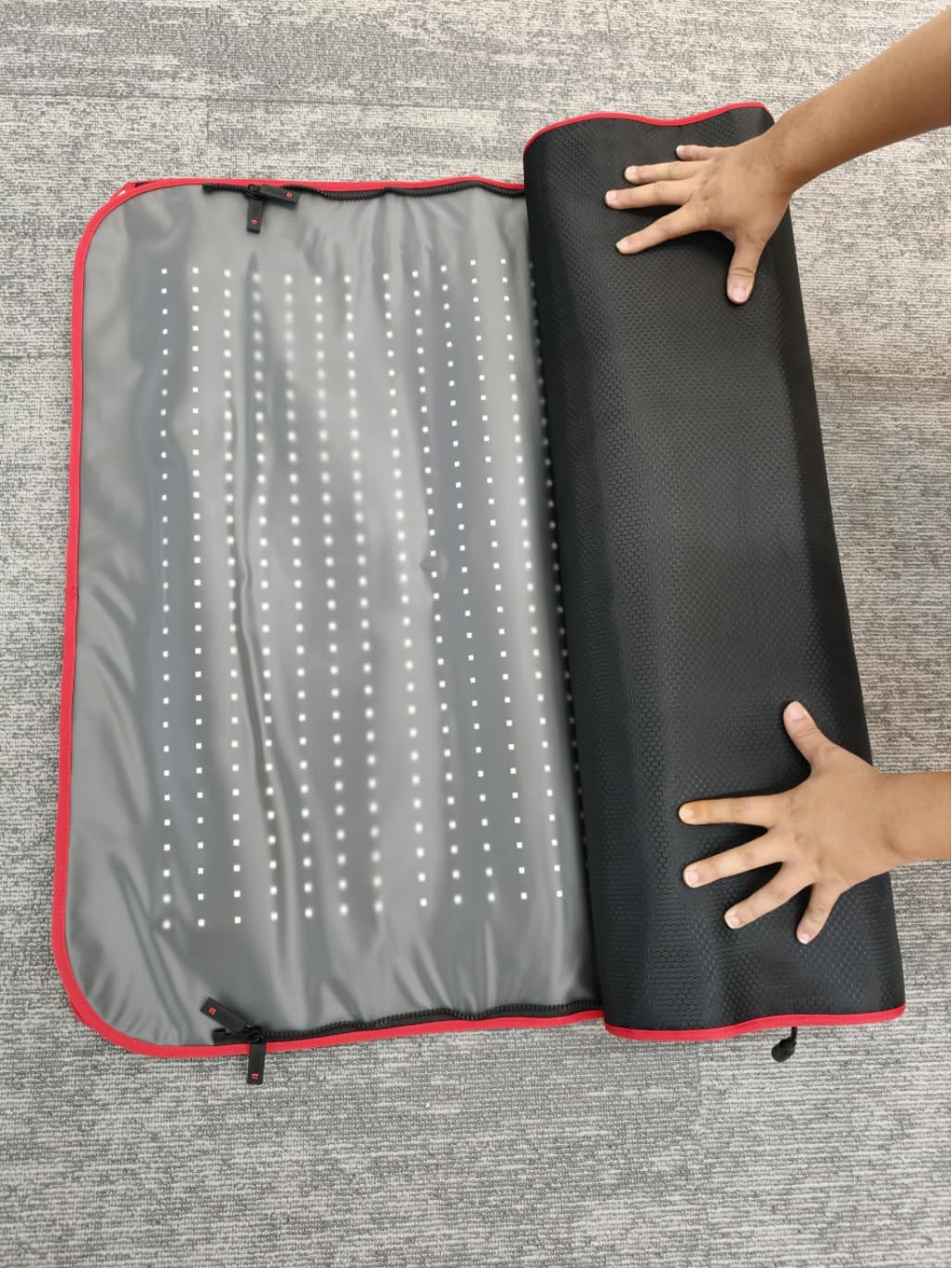 FliKEZE S2 Extra-Large Full-Body Red Light Mat with 3034 LEDs | 3034 LEDs with 660nm Red Light & 850nm Near Infrared, 112
