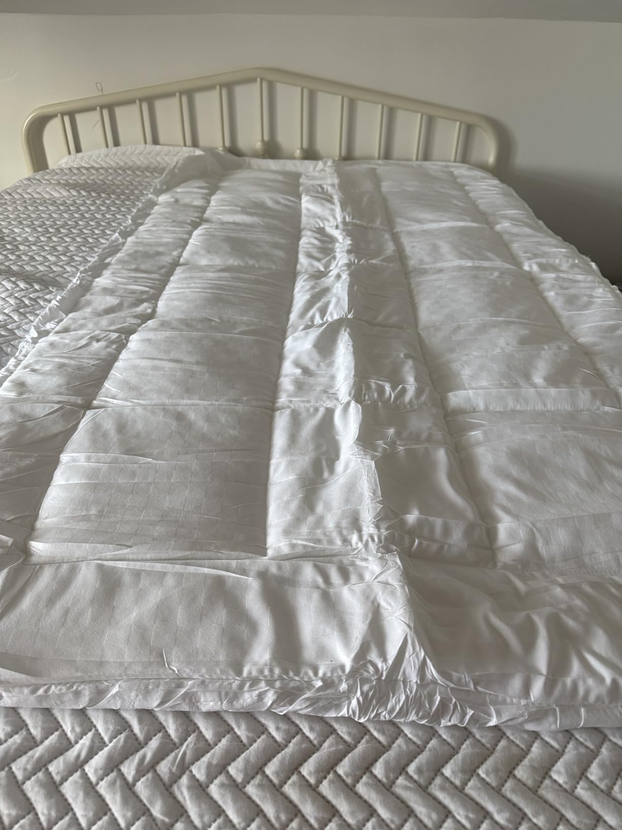 King 4 Inch Dual Layer Memory Foam Mattress Topper, Cooling Gel Pad | 2