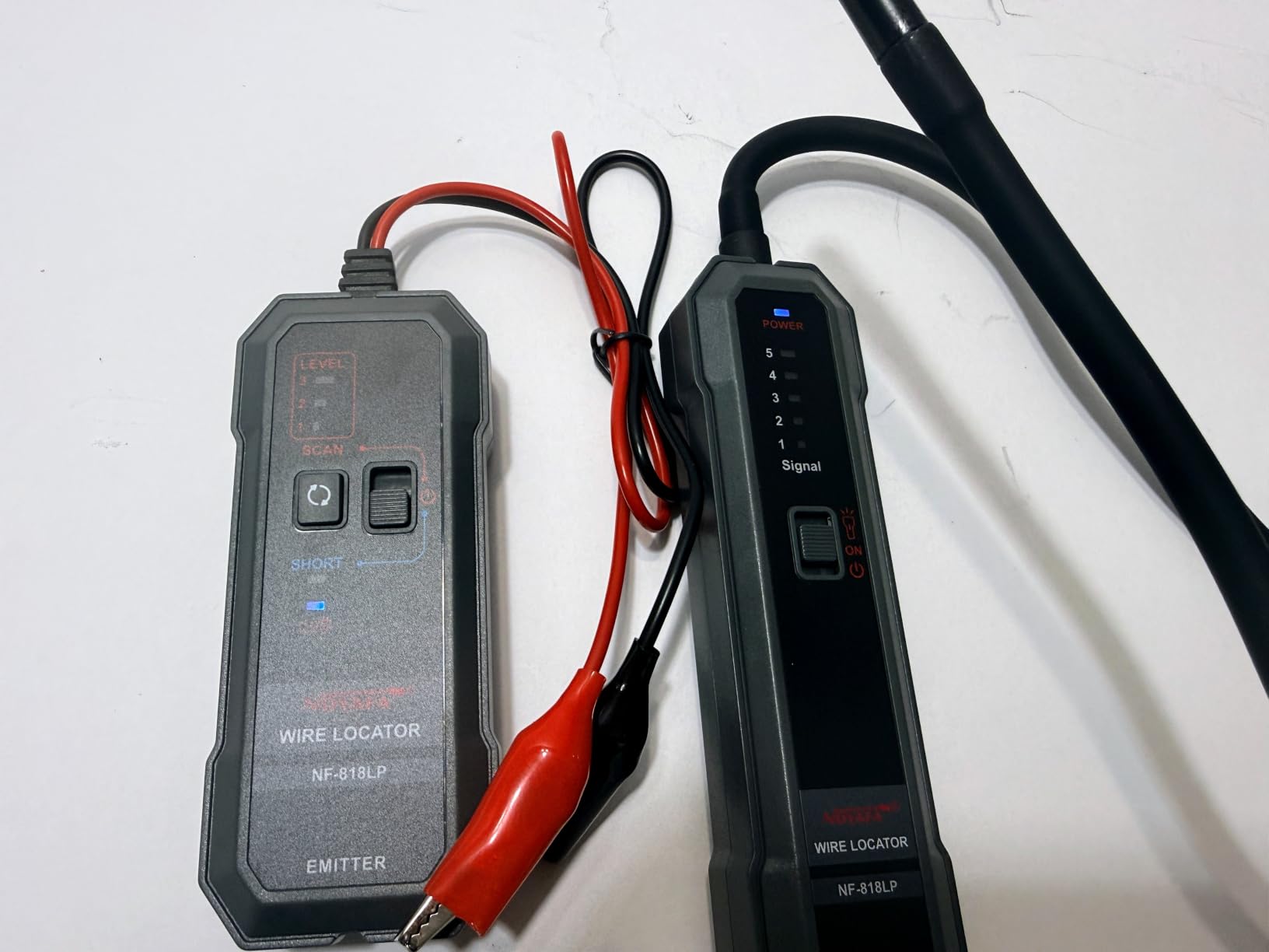 NOYAFA Underground Wire Locator,Underground Cable Locator | Wire Tracer for Invisible Pet Fences,Circuit Tracer for Wall Hidden Electrical Wires,Irrigation Sprinkler System-NF-818LP customer photo 1