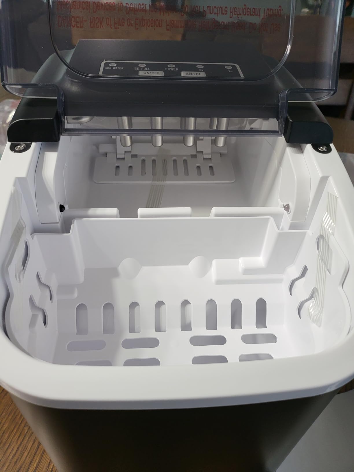 ETL Approval Commercial Ice Maker Machine 200 Lbs/24H Stainless Steel, with 50Lbs Bin, Under Counter or Freestanding Ice Maker, 55 Ice Cubes in 8-15 Minutes for Restaurant, Cafe, Home customer photo 2
