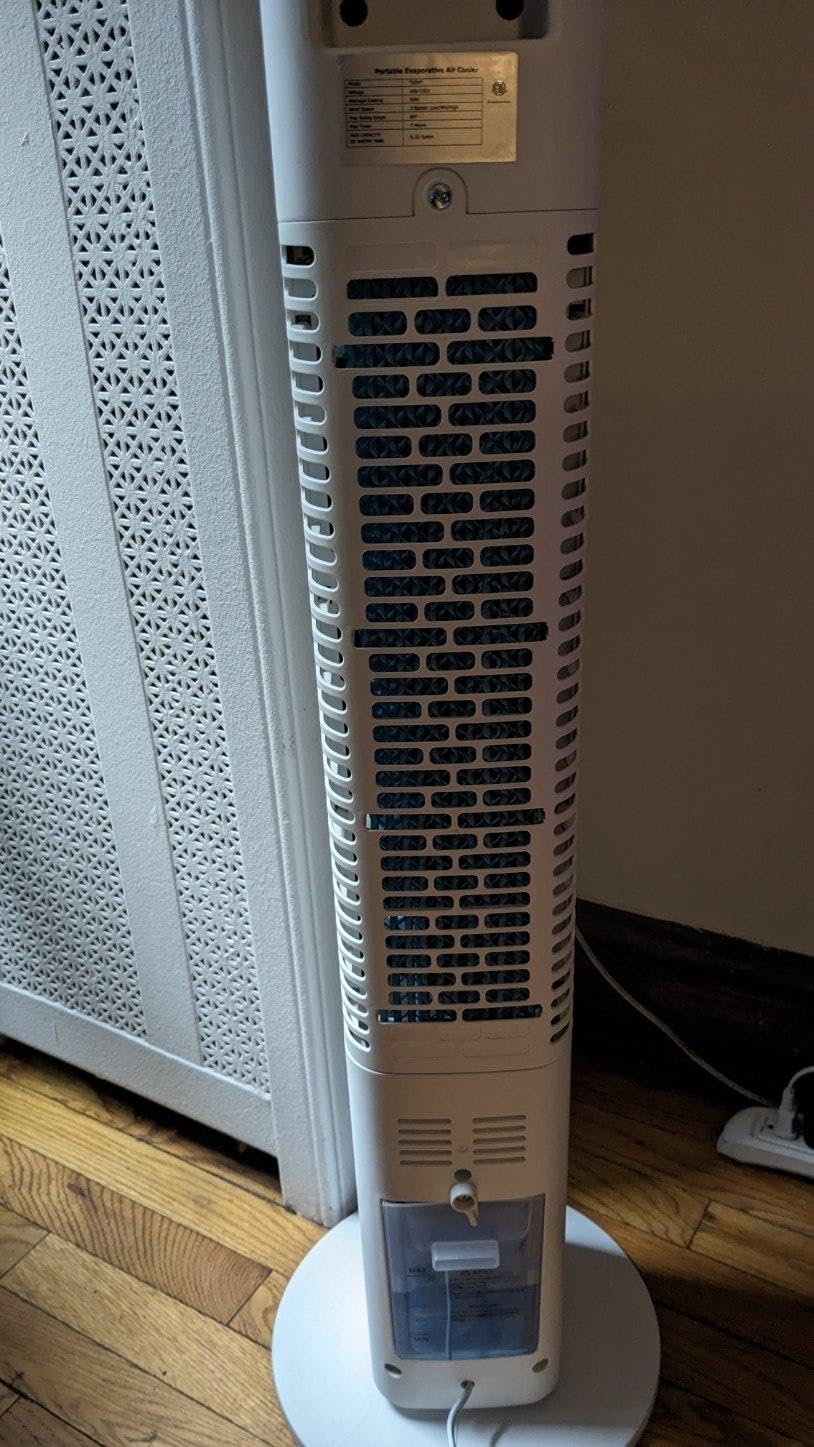 3600CFM Swamp Cooler Air Conditioner, 12Gal Dual Tank, 120 Degree Oscillation for 1000Sq.ft Cooling Evaporative Air Cooler w/ 3Modes&3Speeds, Timer, Windowless Portable Air Conditioner for Bedroom customer photo 2