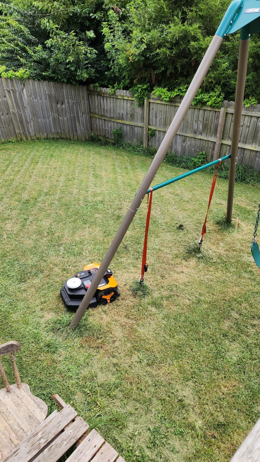 WORX Robot Lawn Mower for 1/4 Acre, Wire-Free with Brushes | Landroid Vision Cloud with App Control, AI Obstacle Avoidance, RTK Cloud Navigation, App Control, Handles 30% Slope customer photo 1