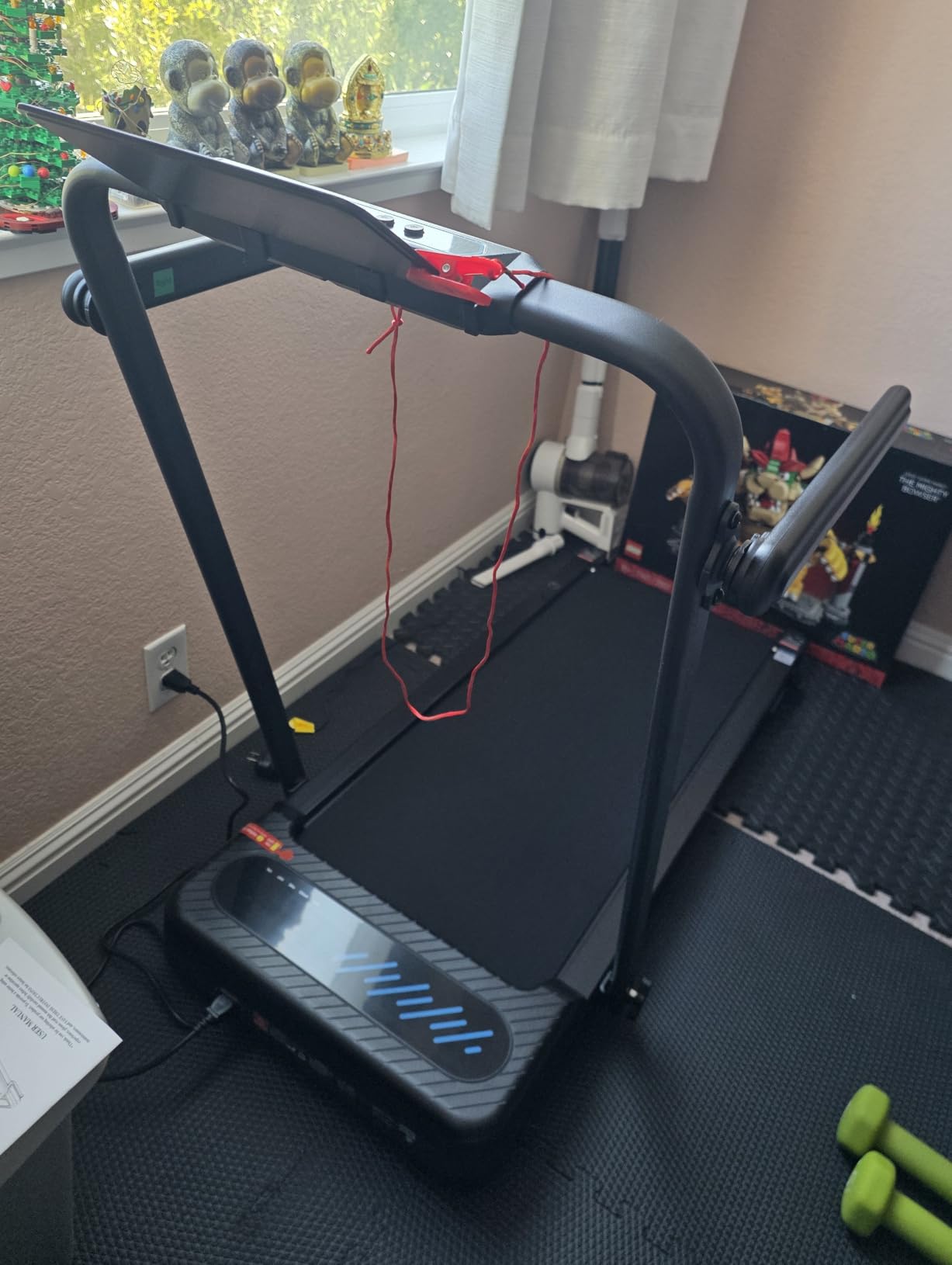 WELLFIT Walking Pad with 12% Auto Incline & Handle Bar, Foldable Treadmill | 375+ LBS Capacity, 40