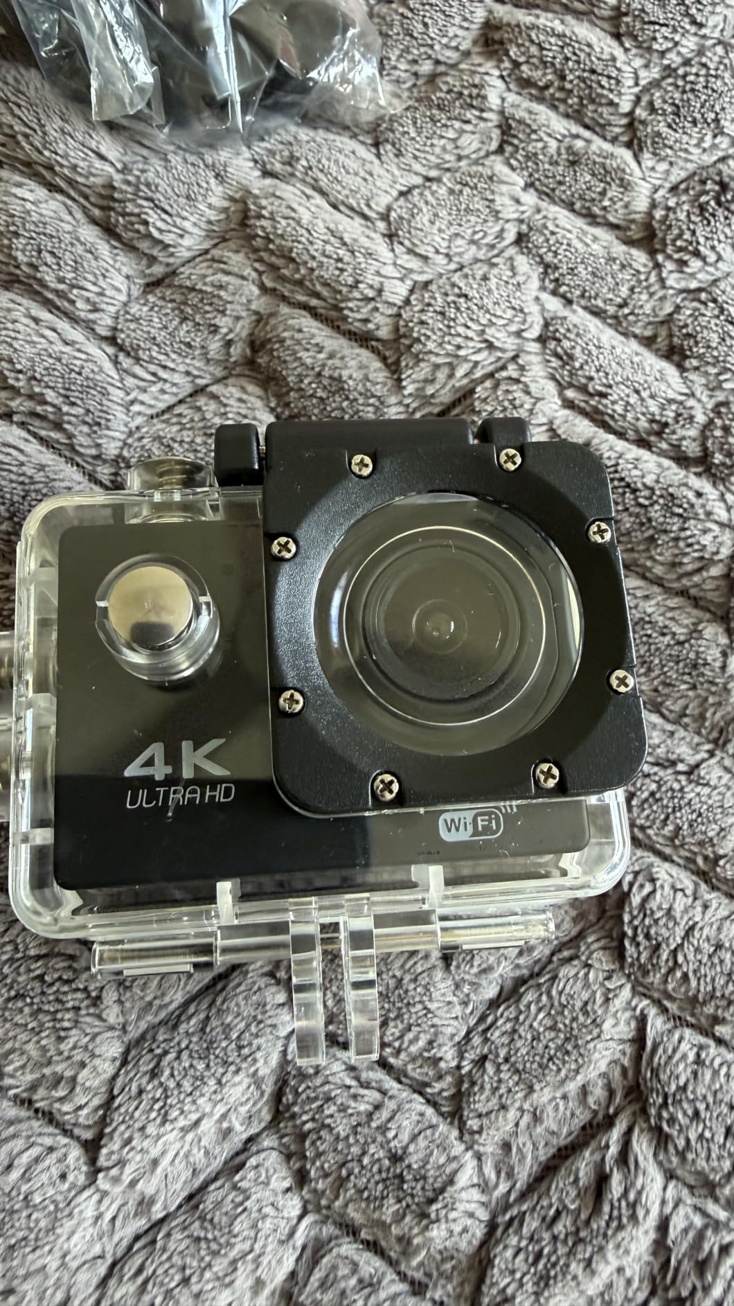 Action Camera 4K 30FPS, Waterproof Camera 30M Underwater Ultra HD 131FT 170°Wide Angle Shooting, with 2 x 1050 mAh Batteries for Cycling, Ice Skating, Skiing, Fishing, Climbing customer photo 2