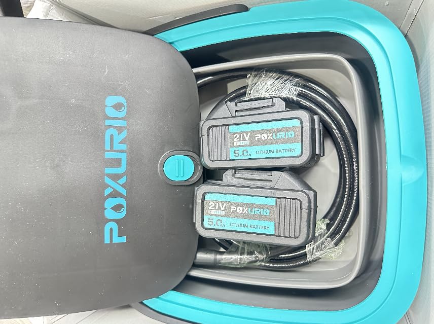 Cordless Washer,Foldable Washer with 2x5.0Ah Battery, 4 Adjustable Model, 4.5Gal Tank 10FT Hose, 6-in-1 Nozzle for Car Washer,Patio,Camping customer photo 2