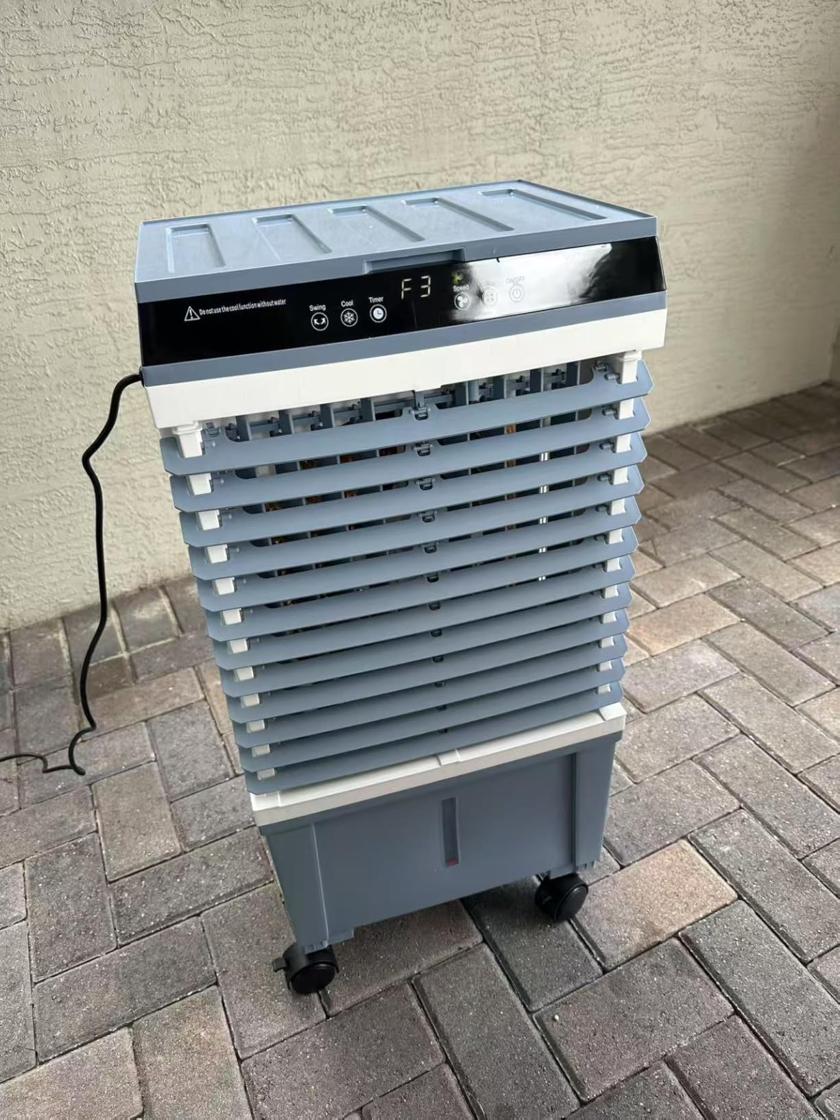 4000CFM Swamp Cooler, 4-IN-1 Evaporative Air Conditioners With 18.4 Gal Water Tank, 4 Ice Packs, Remote, 12H Timer, 120° Oscillation, 36