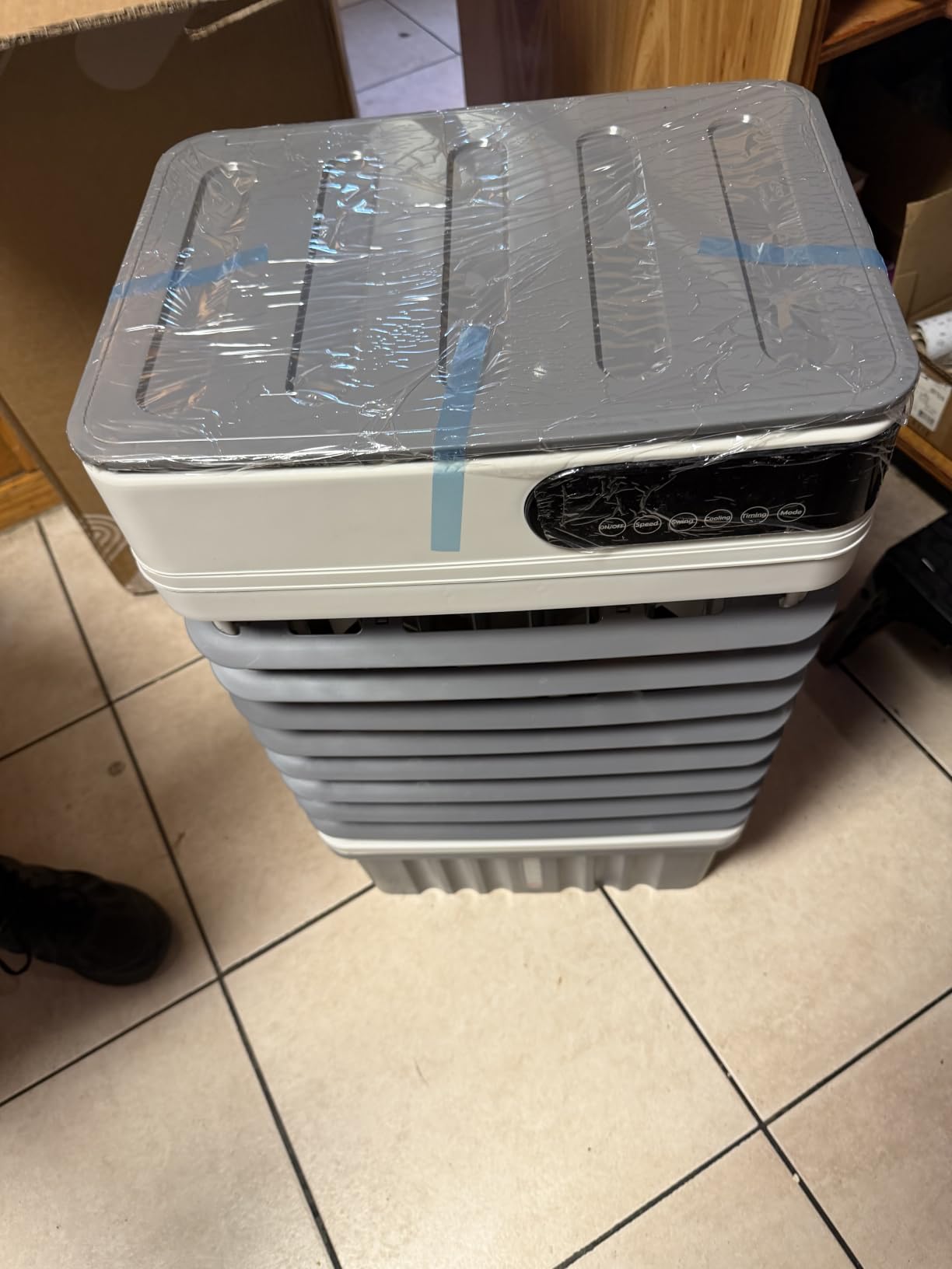 4000CFM Swamp Cooler, 4-IN-1 Evaporative Air Conditioners With 18.4 Gal Water Tank, 4 Ice Packs, Remote, 12H Timer, 120° Oscillation, 36