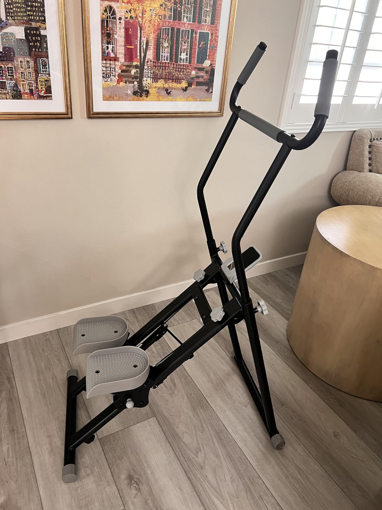 YYJO Foldable Stair Stepper 3 Adjustable Resistance Stair Climber with Handle Bar Cardio Exercise Machine for Home customer photo 2
