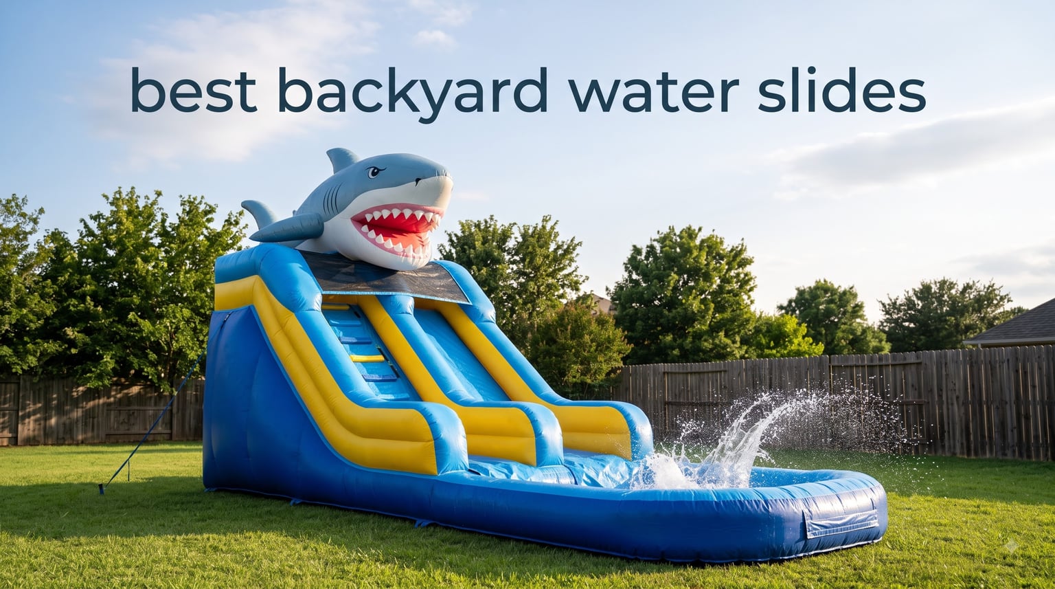 best backyard water slides
