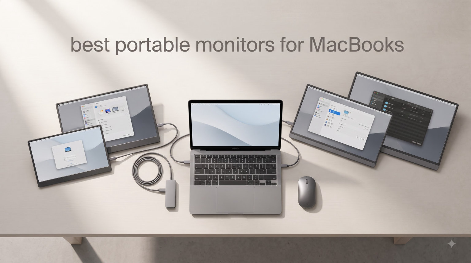 best portable monitors for MacBooks