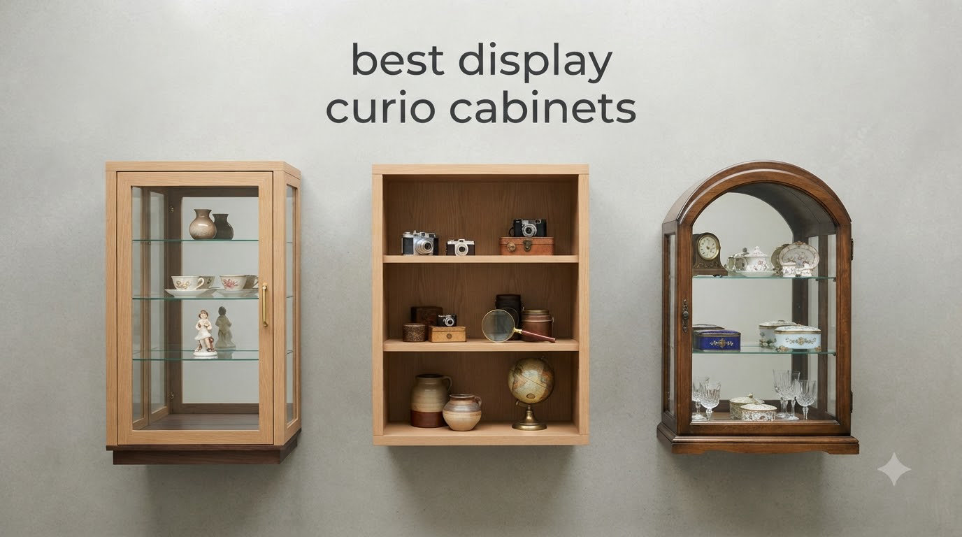 best display curio cabinets