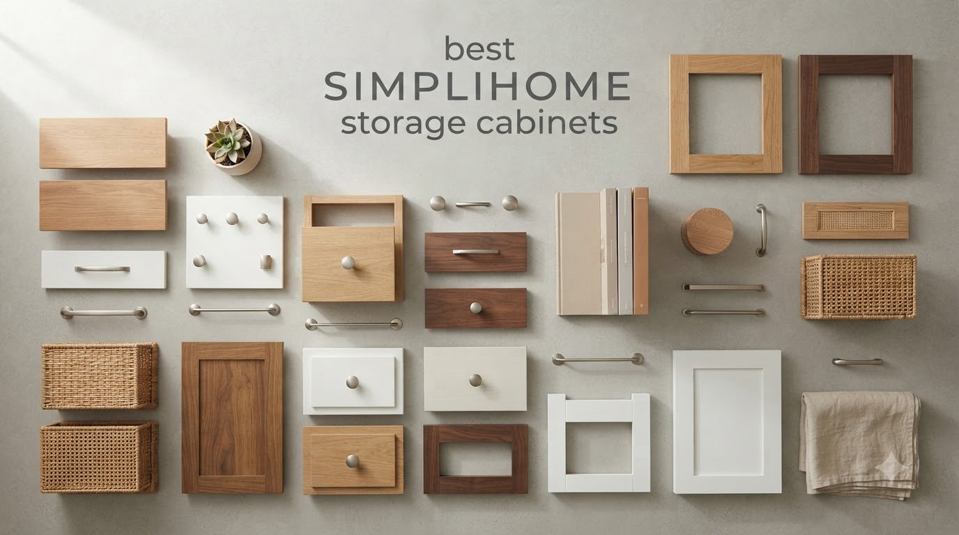 best SIMPLIHOME storage cabinets