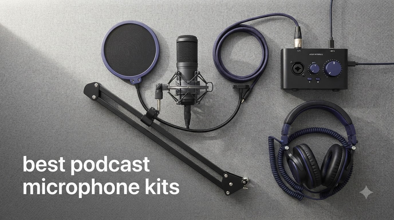 best podcast microphone kits