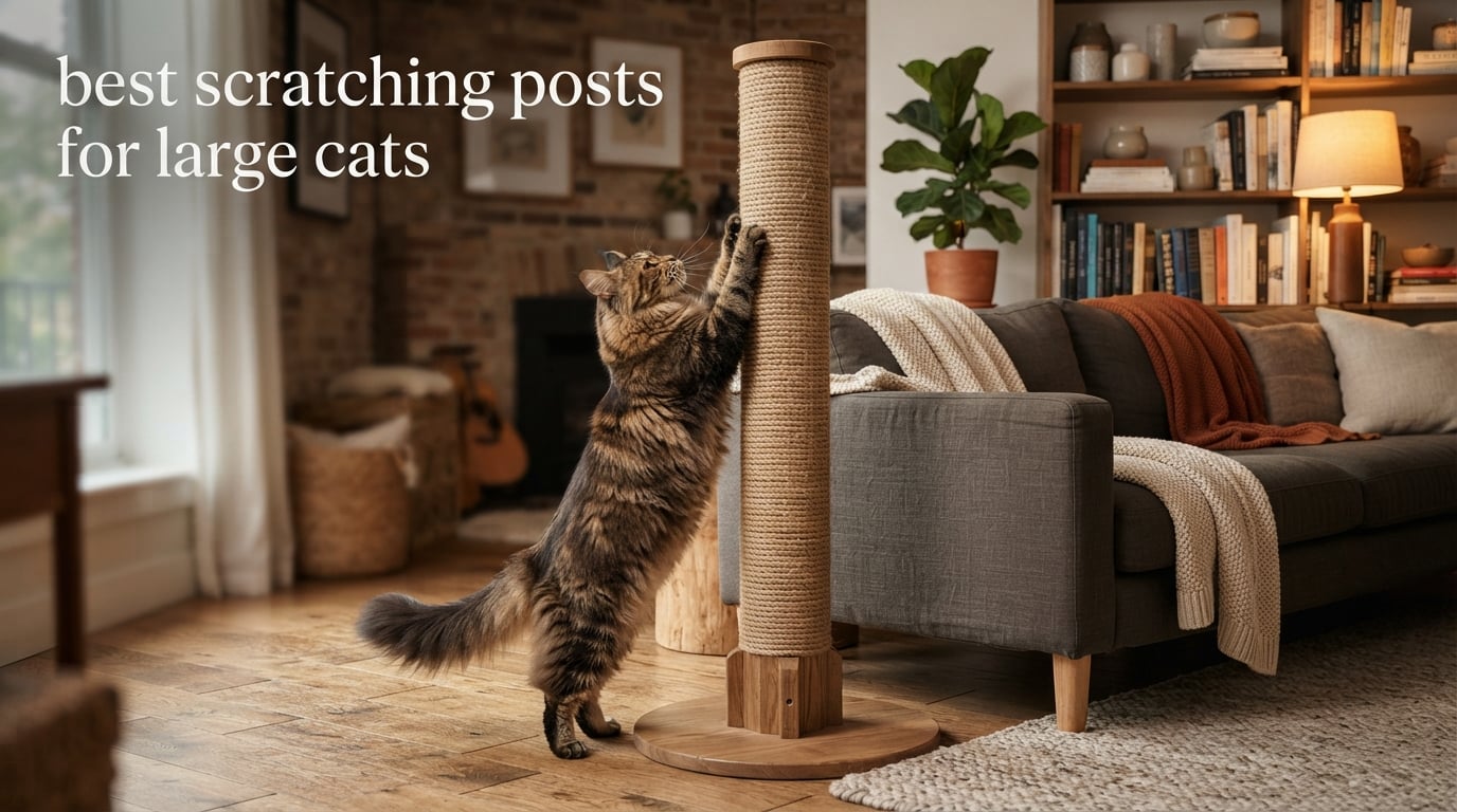 best scratching posts for large cats