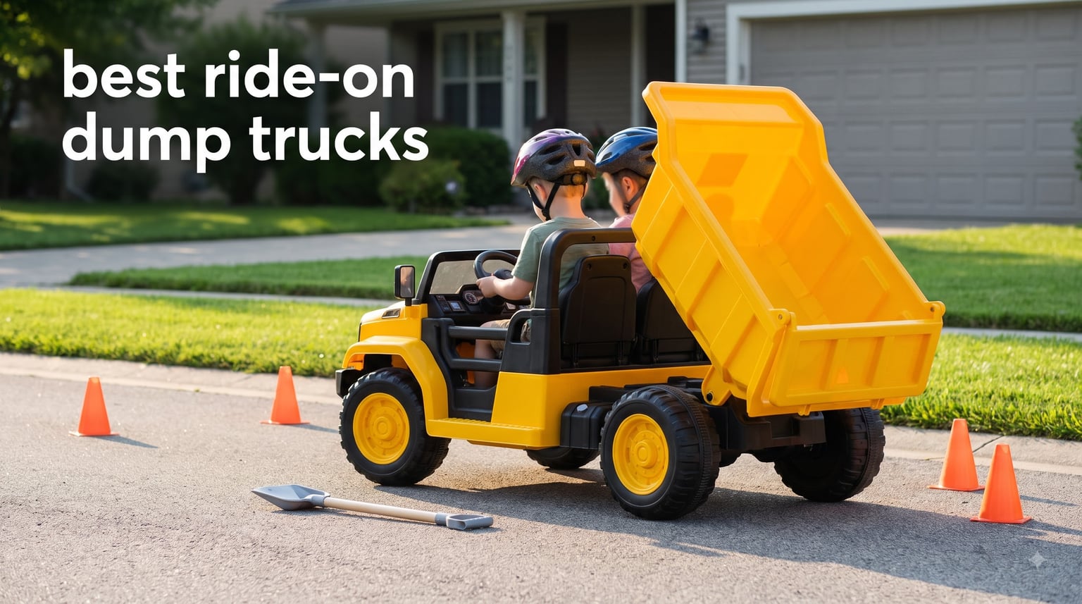 best ride-on dump trucks