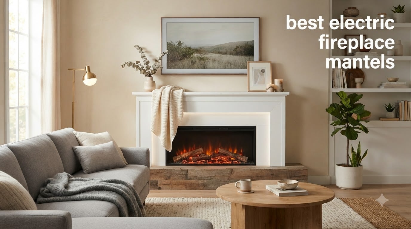 best electric fireplace mantels