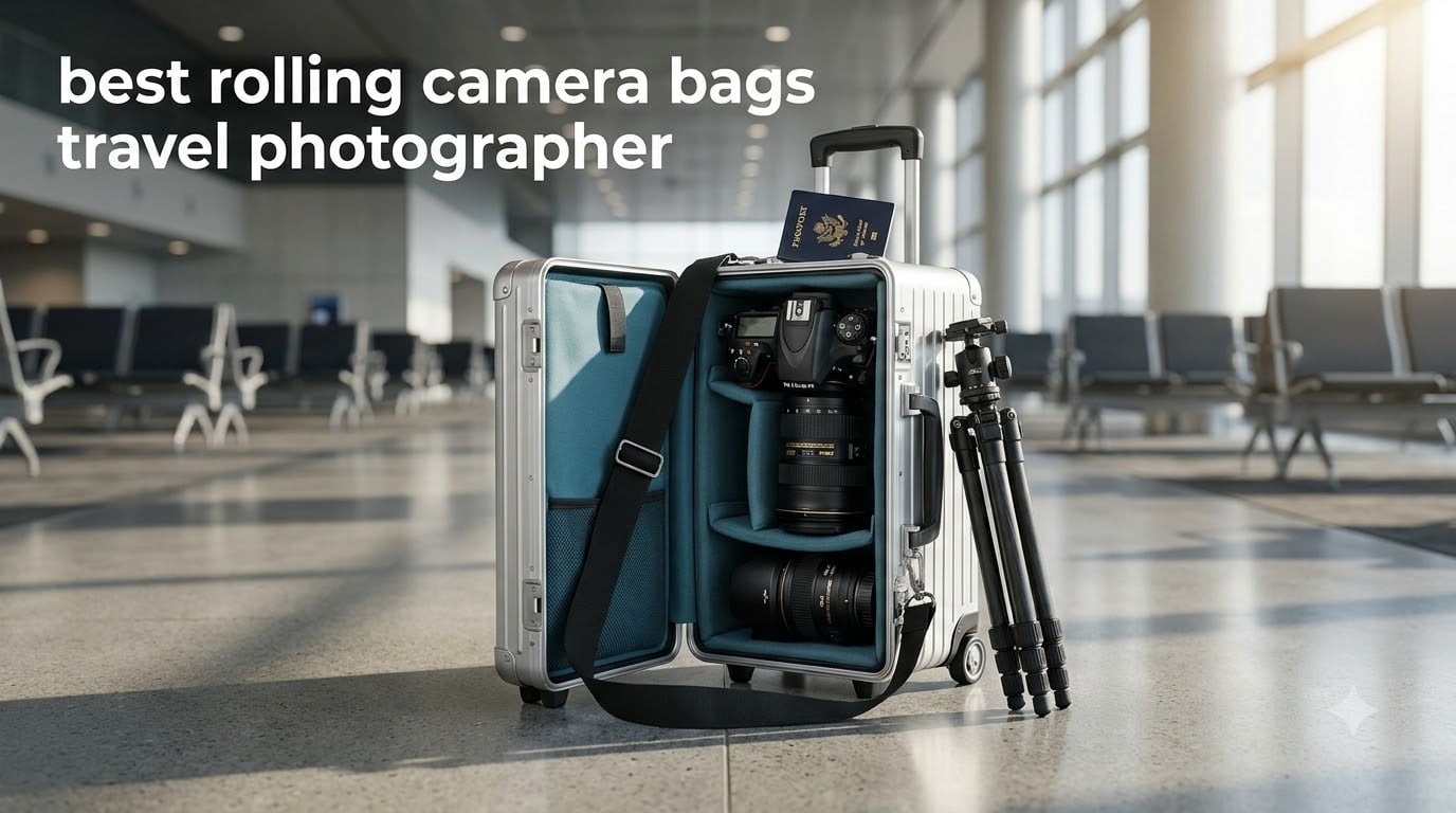 best rolling camera bags travel photographer