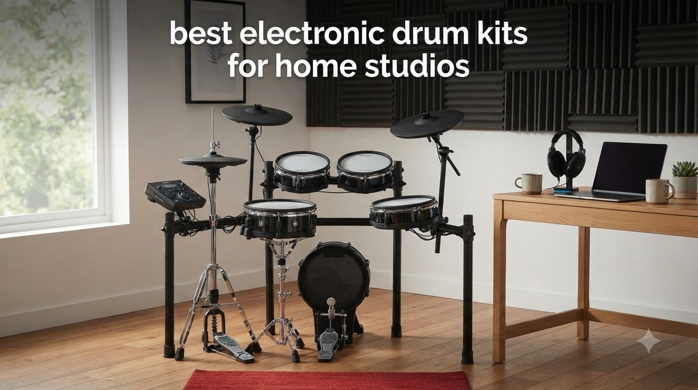 best electronic drum kits for home studios