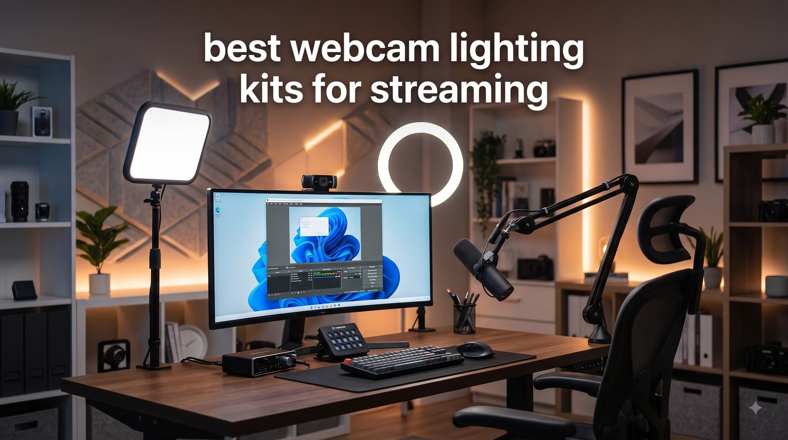 best webcam lighting kits for streaming