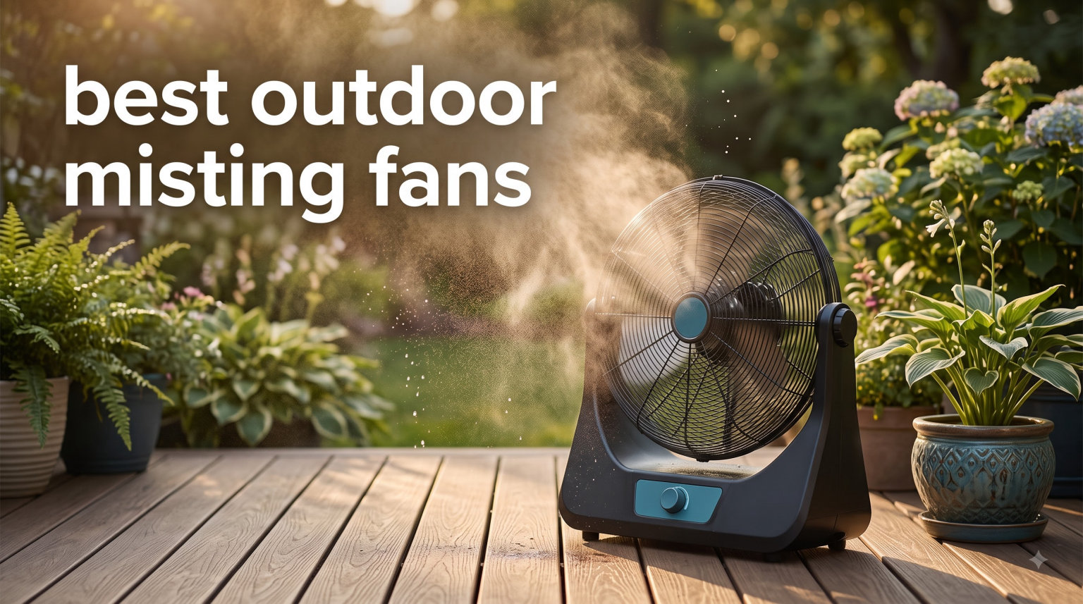 best outdoor misting fans