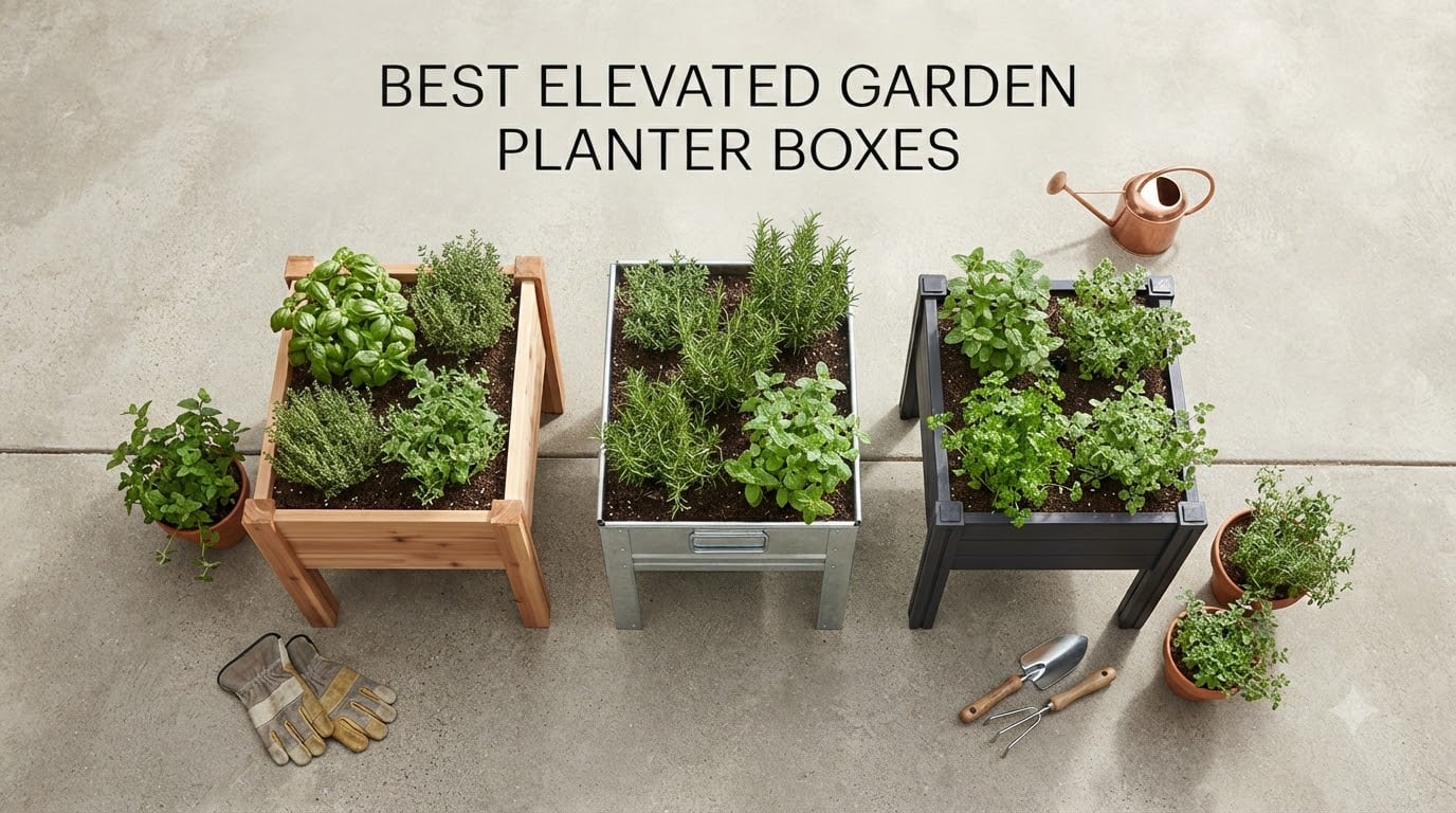 best elevated garden planter boxes